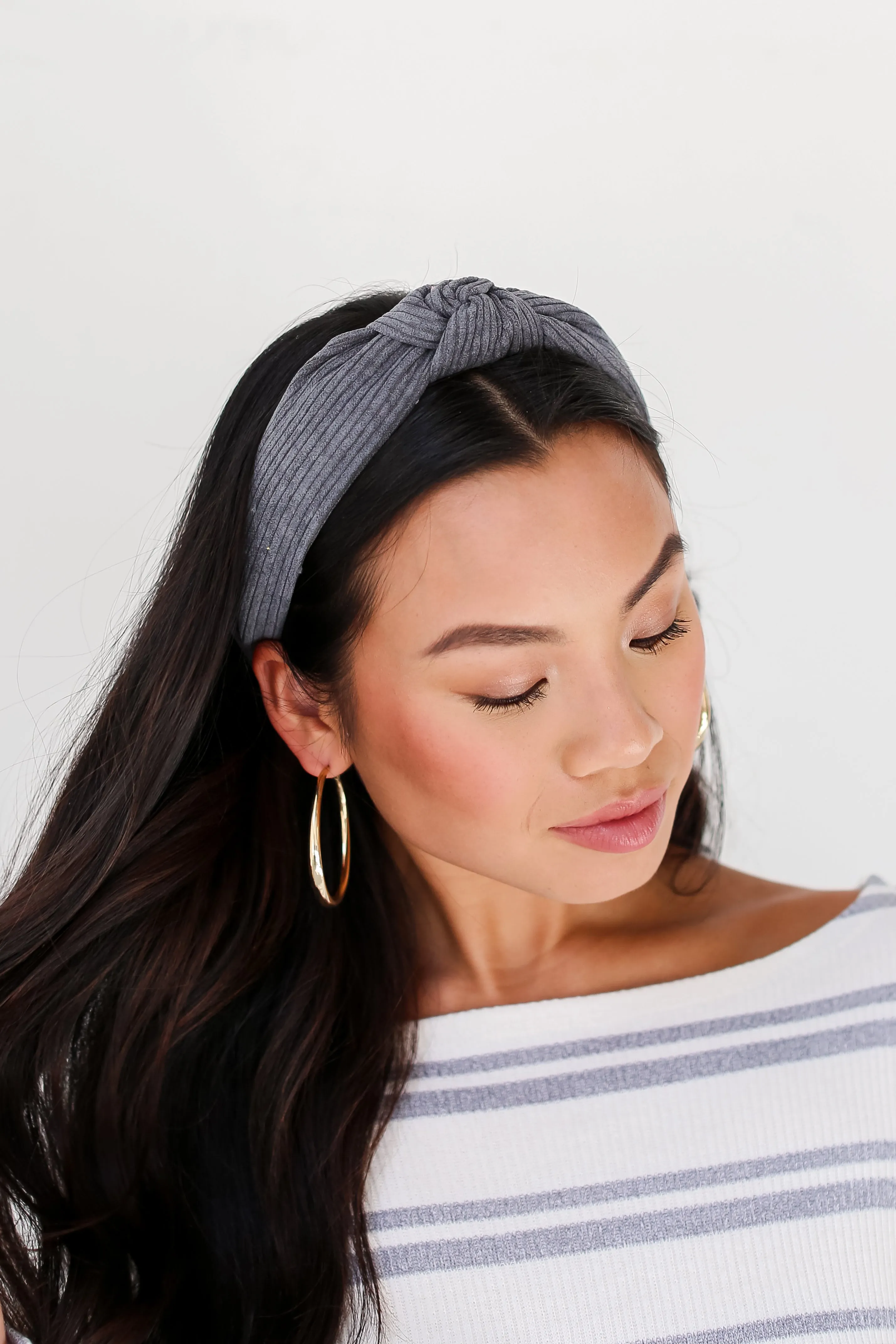 FINAL SALE - Decadent Decoration Corduroy Knotted Headband