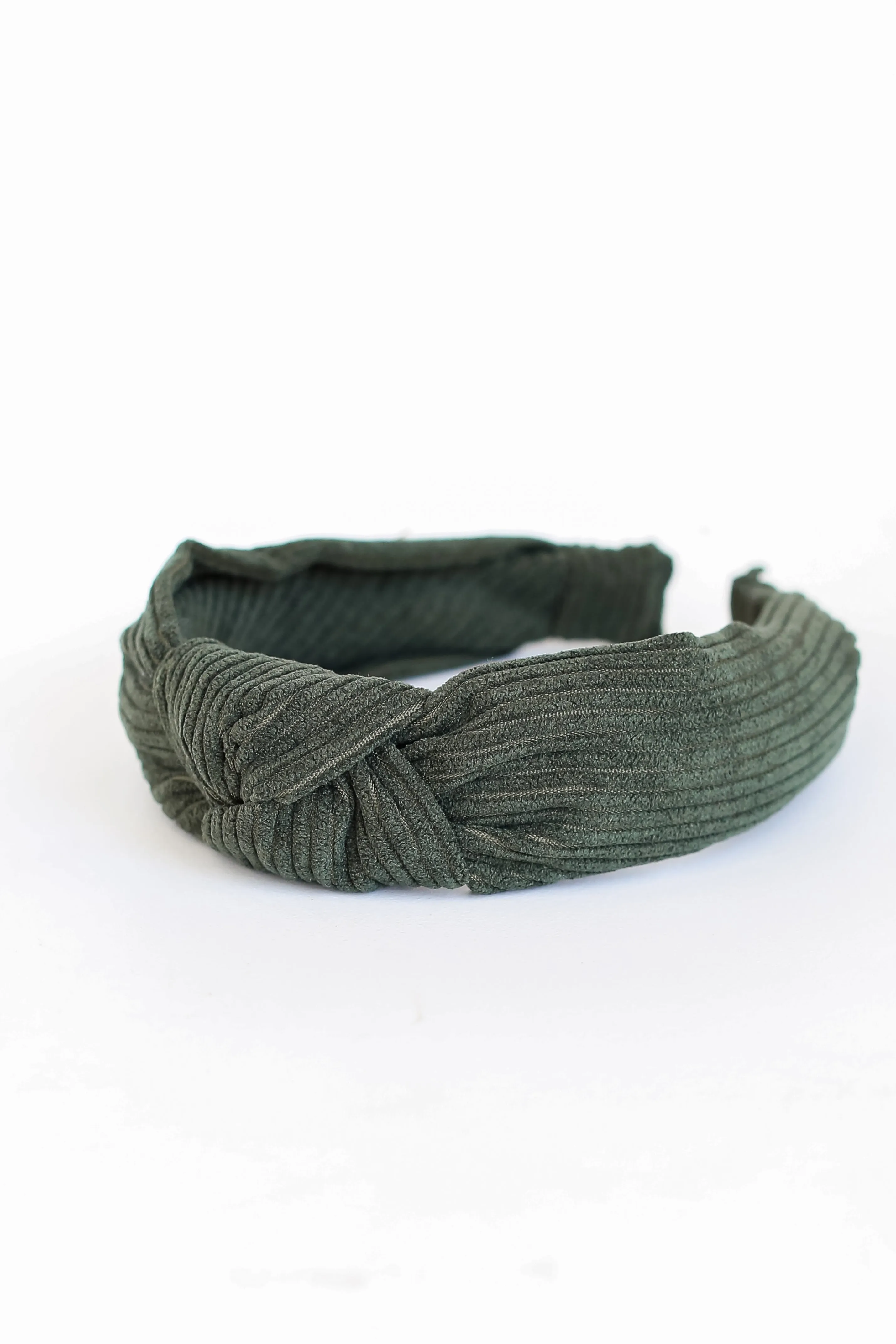 FINAL SALE - Decadent Decoration Corduroy Knotted Headband