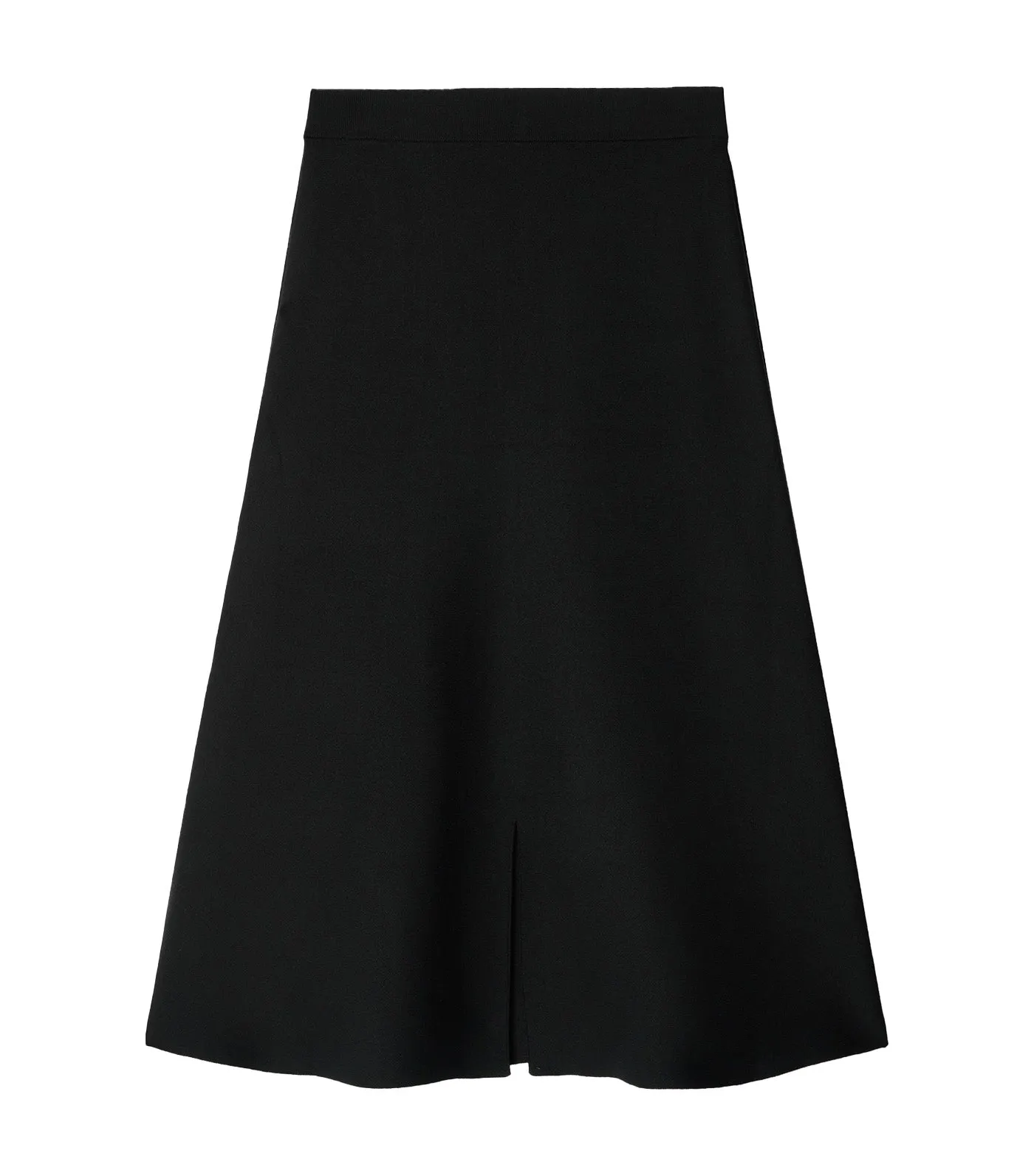 Flared Nylon Skirt