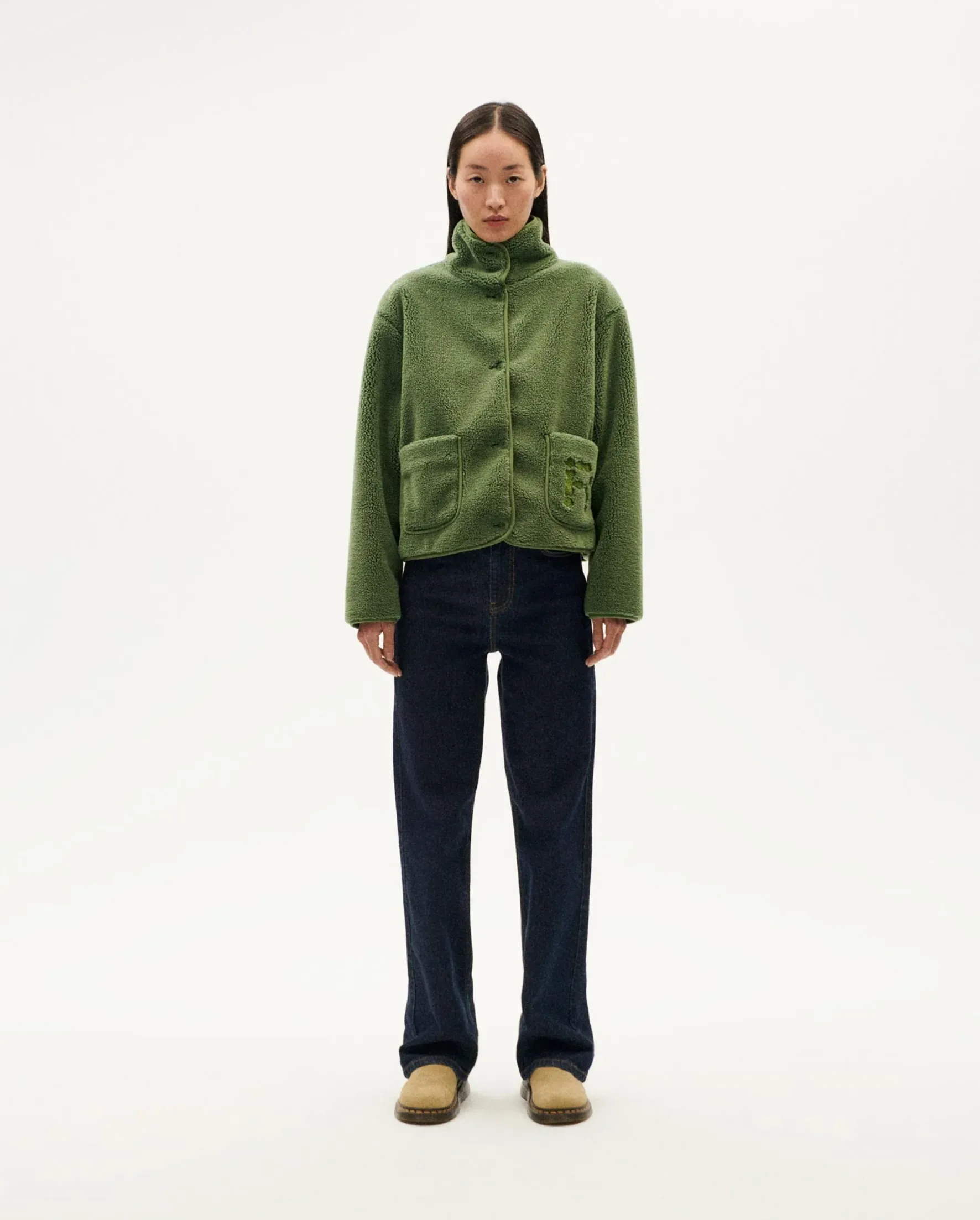 fleece jacket - kourtney - cactus