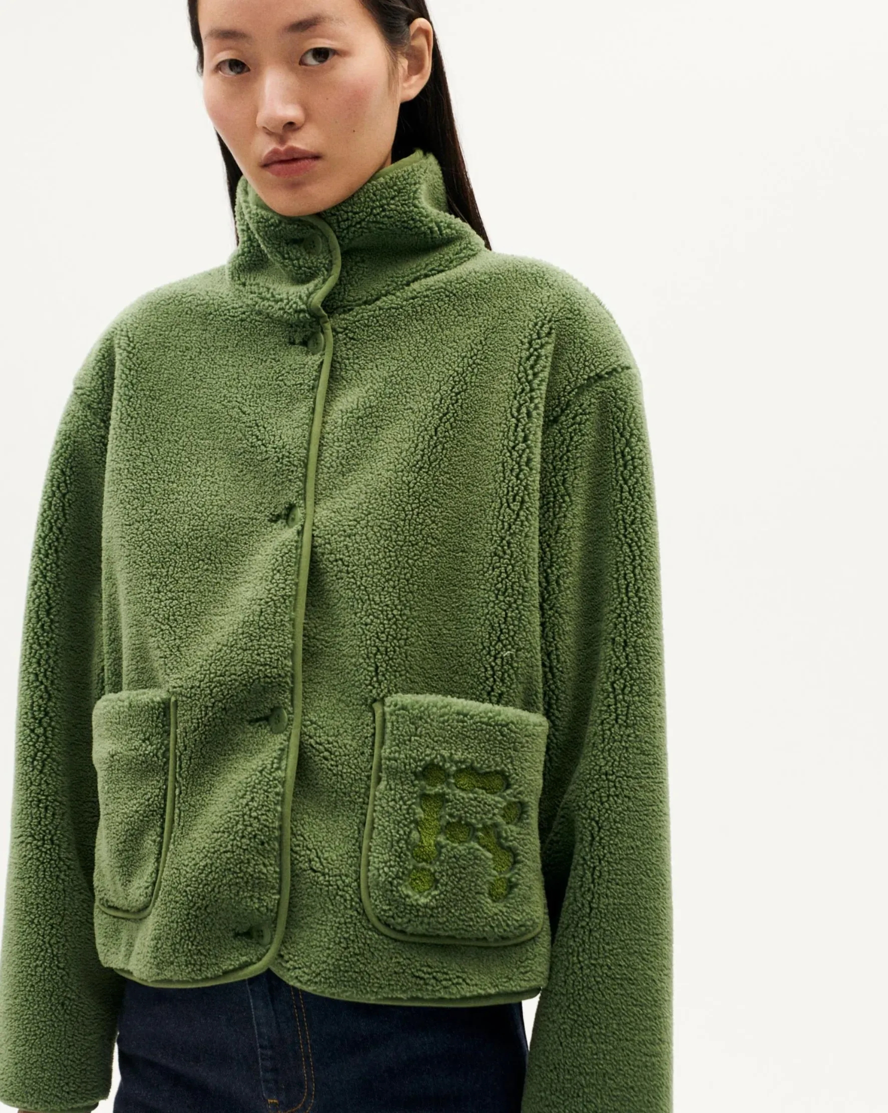 fleece jacket - kourtney - cactus