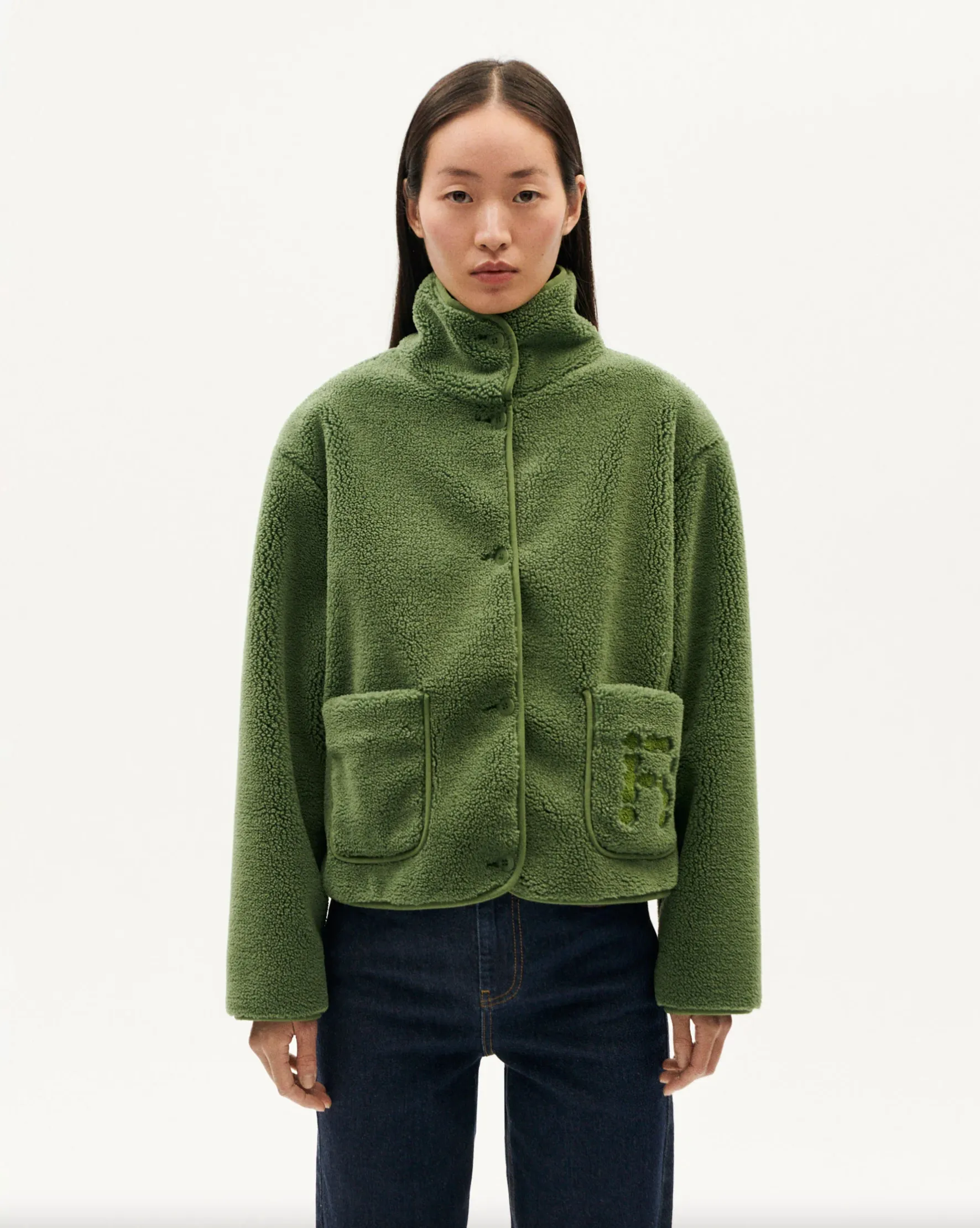 fleece jacket - kourtney - cactus