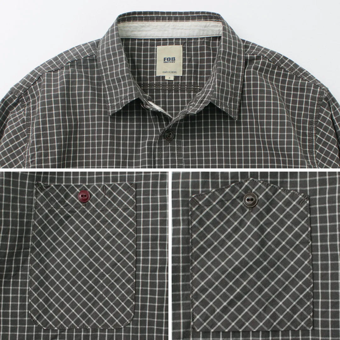 FOB FACTORY / F3489 GRAPH CHECK WORK SHIRT