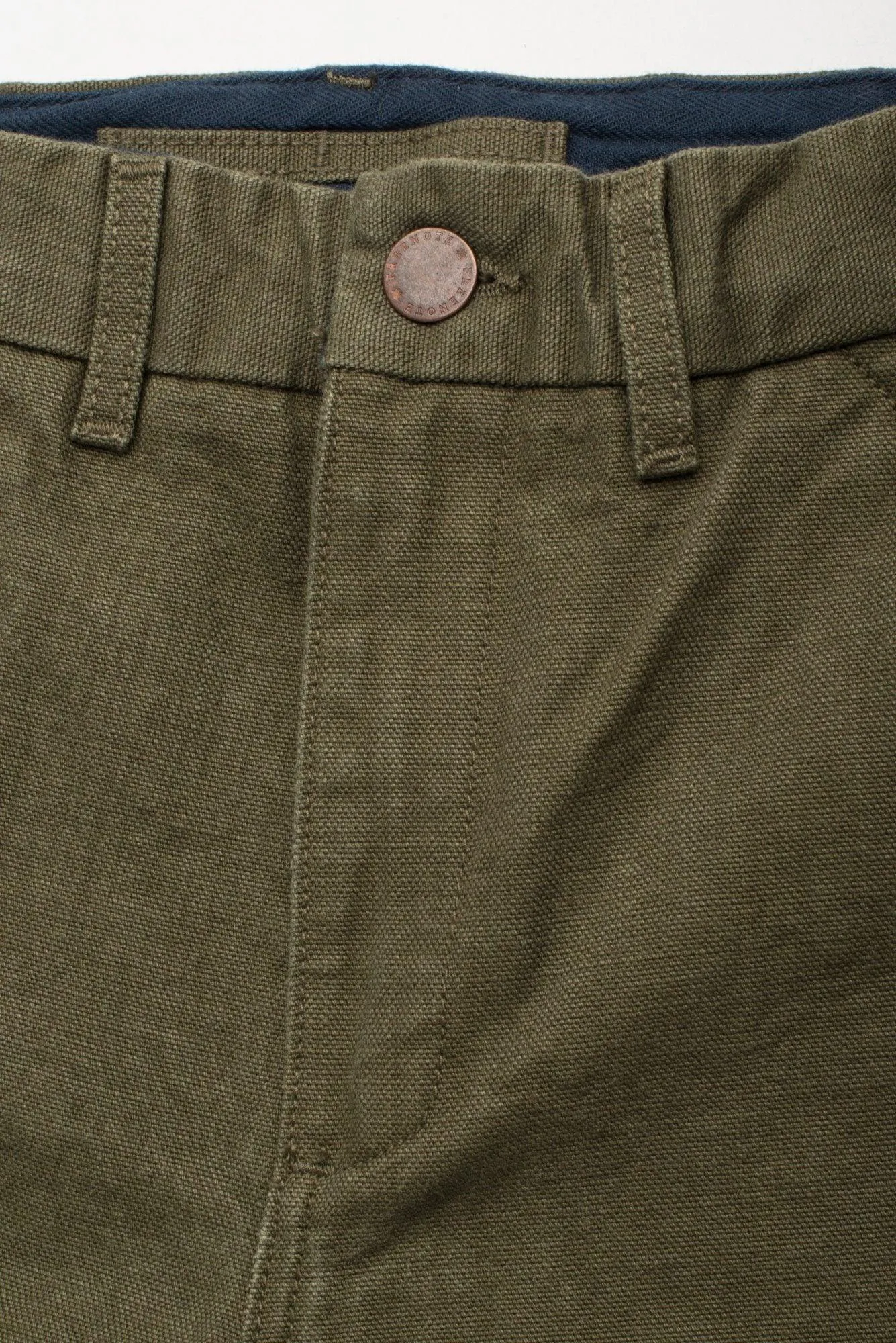 Freenote Cloth - Workers Chino Slim Fit 14oz Slub Army Green