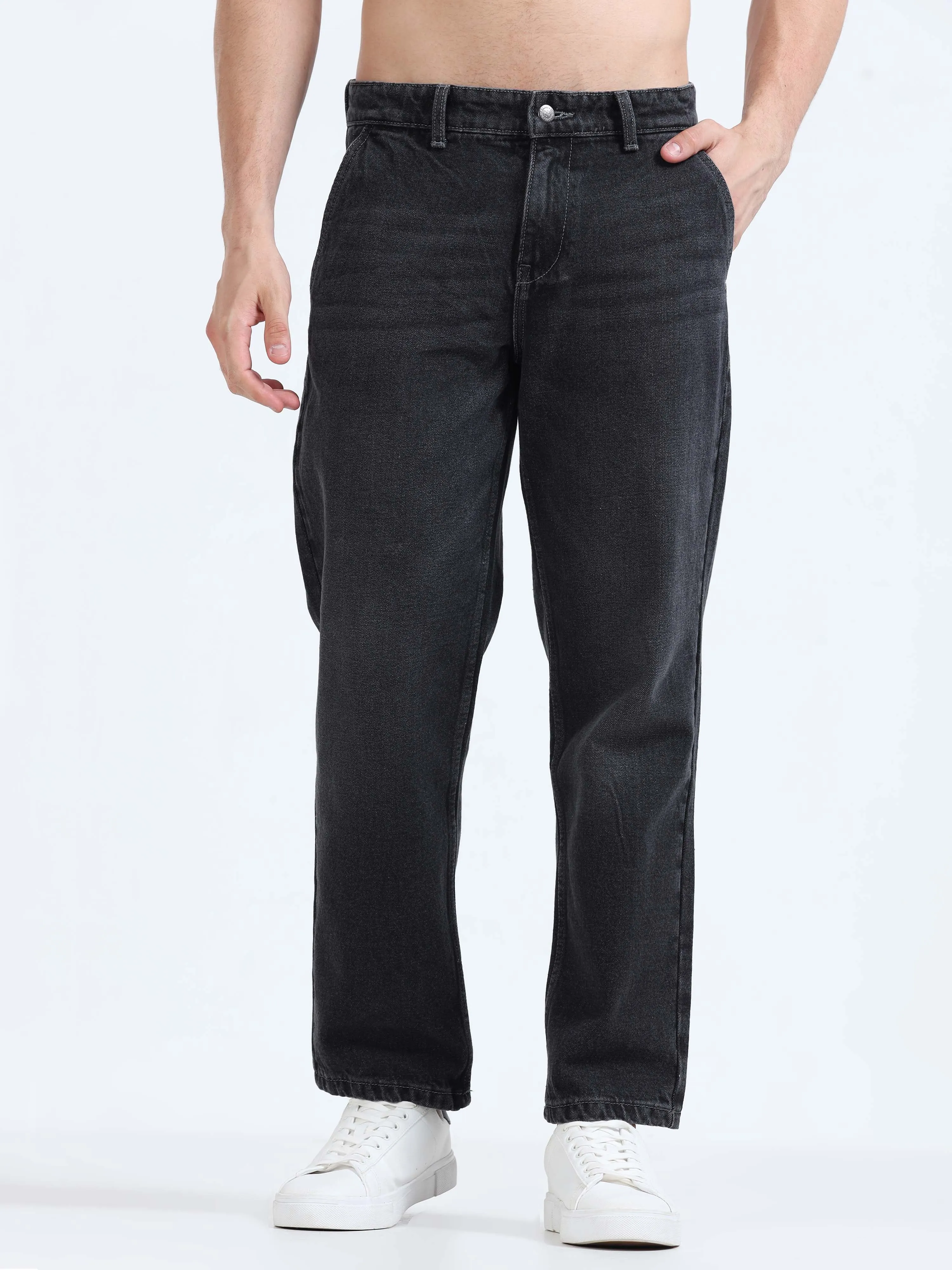 Grey Stone Relaxed Denim