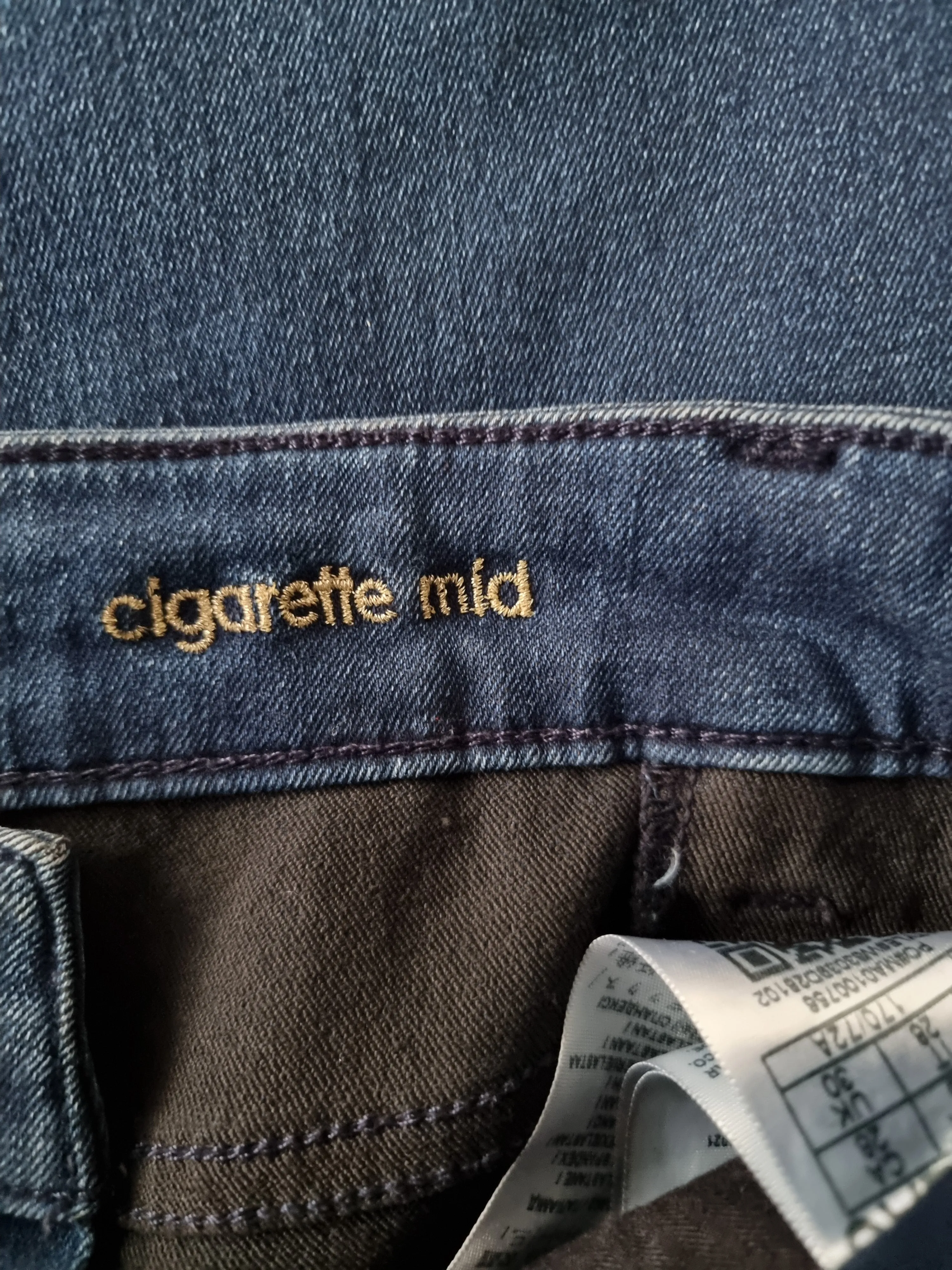 Guess Los Angeles 1981 Cigarette Mid Indigo Theraphy Jeans UK 12 US 8 EU 40 IT 44