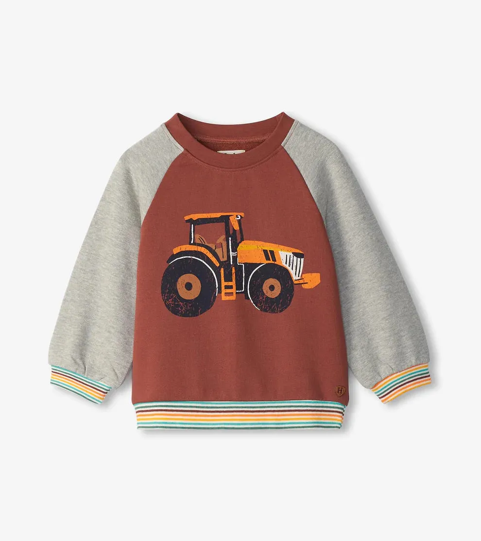 Hatley Pull Over Sweater - Tractor