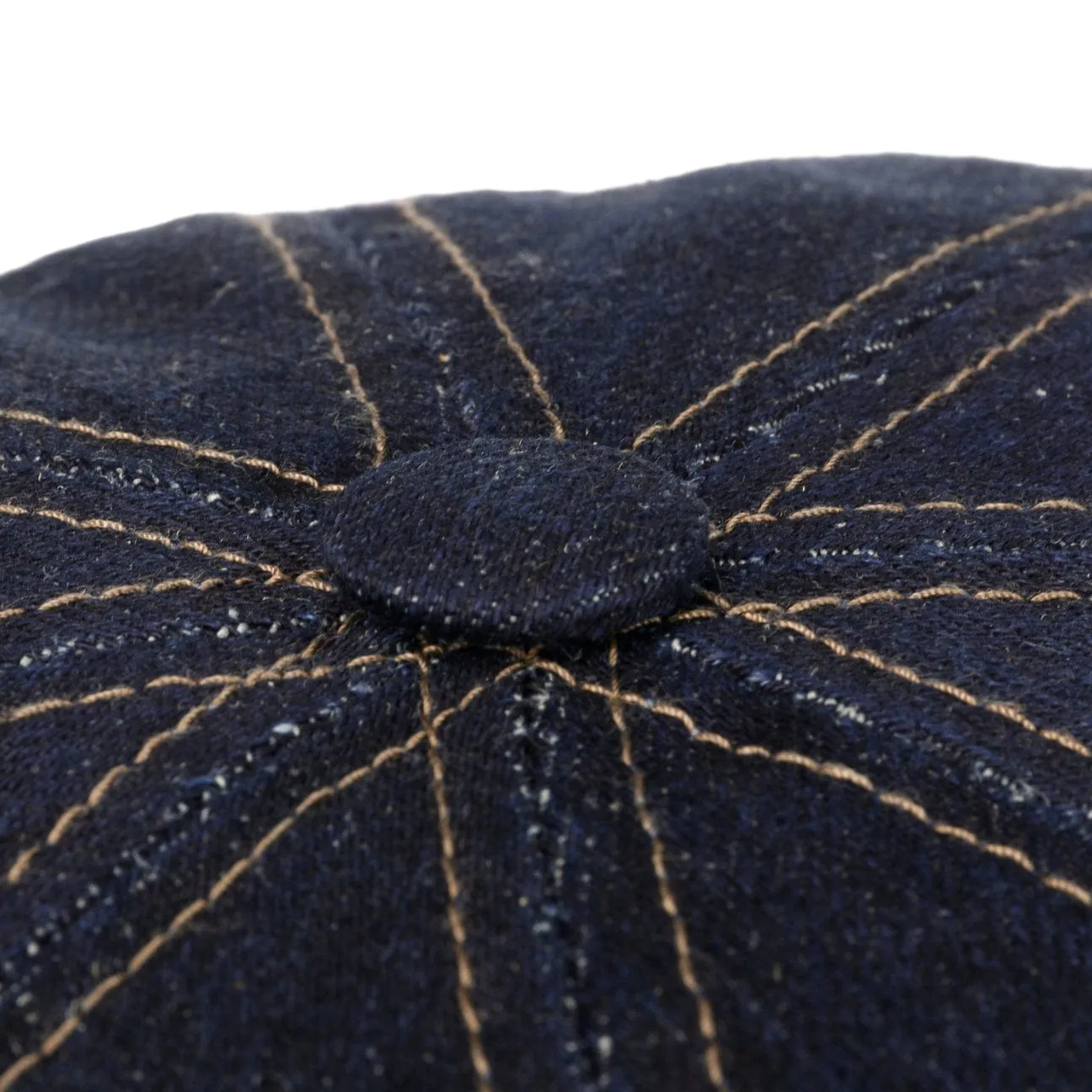 Hatteras Sustainable Denim Flat Cap by Stetson