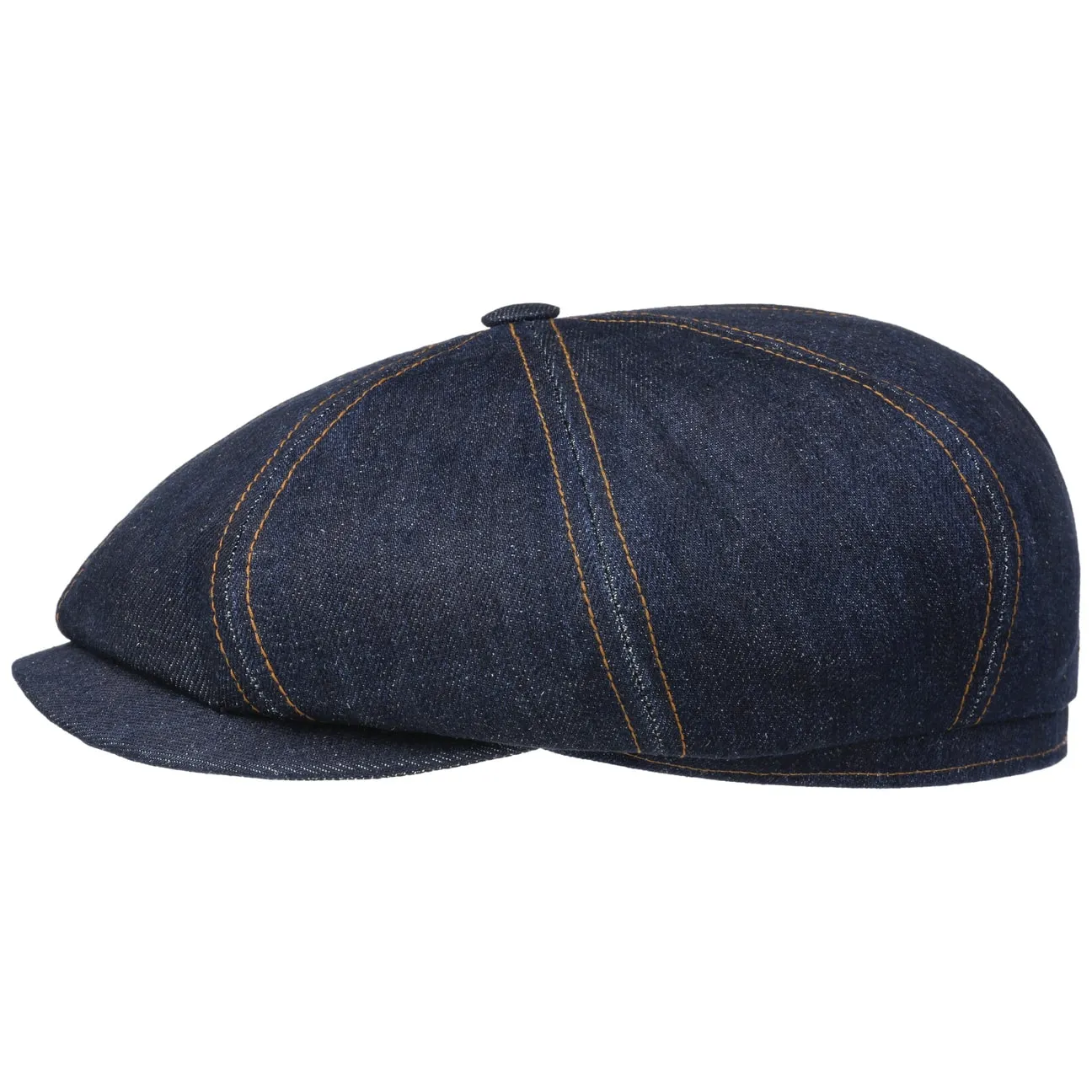 Hatteras Sustainable Jeans Flat Cap by Stetson