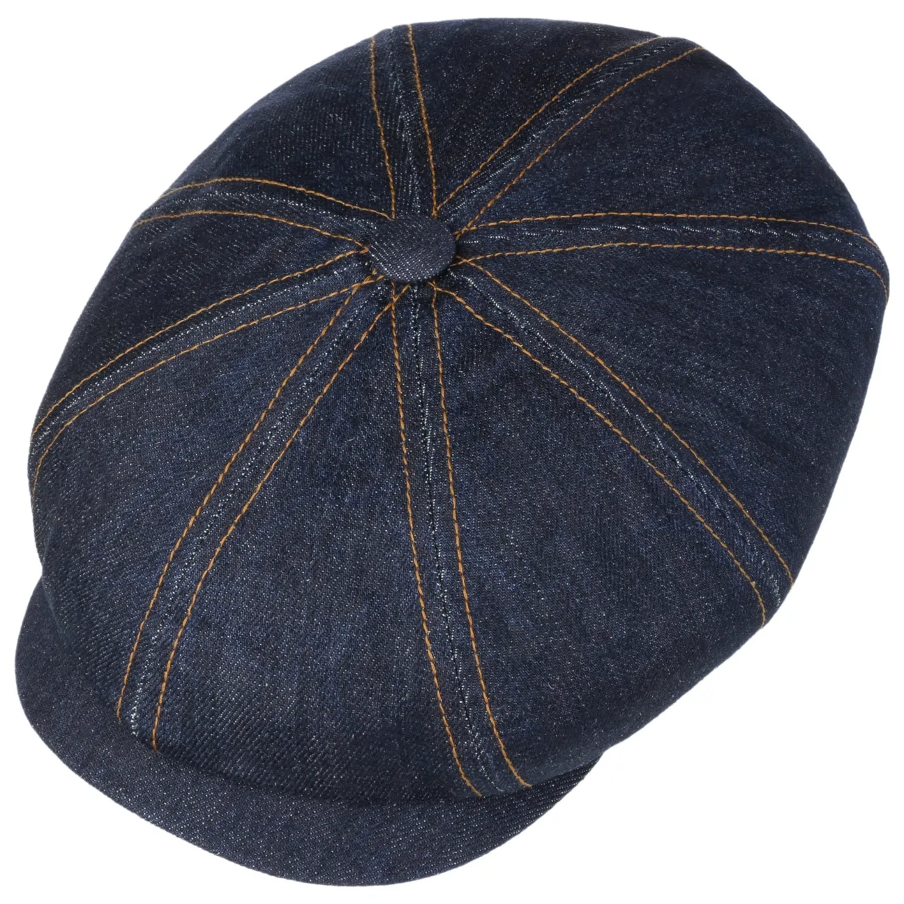 Hatteras Sustainable Jeans Flat Cap by Stetson