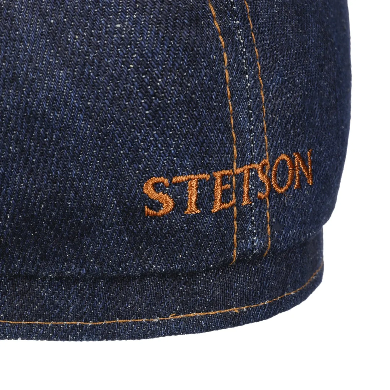 Hatteras Sustainable Jeans Flat Cap by Stetson