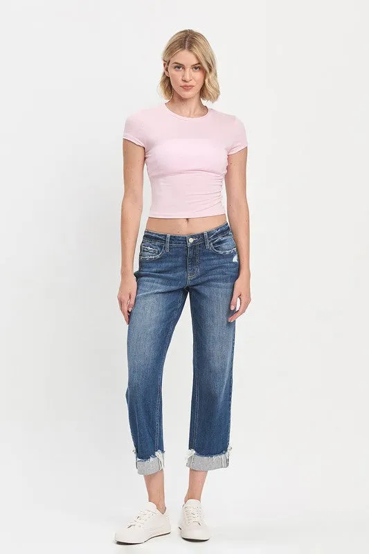 Heather Cuffed Boyfriend Jean (Lovervet By Vervet)