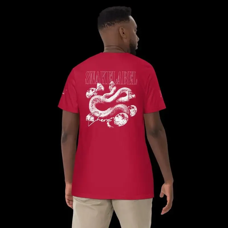 HEAVYWEIGHT T-SHIRT SNAKE: 100% Ring-Spun Cotton, Vibrant Color, Relaxed Fit