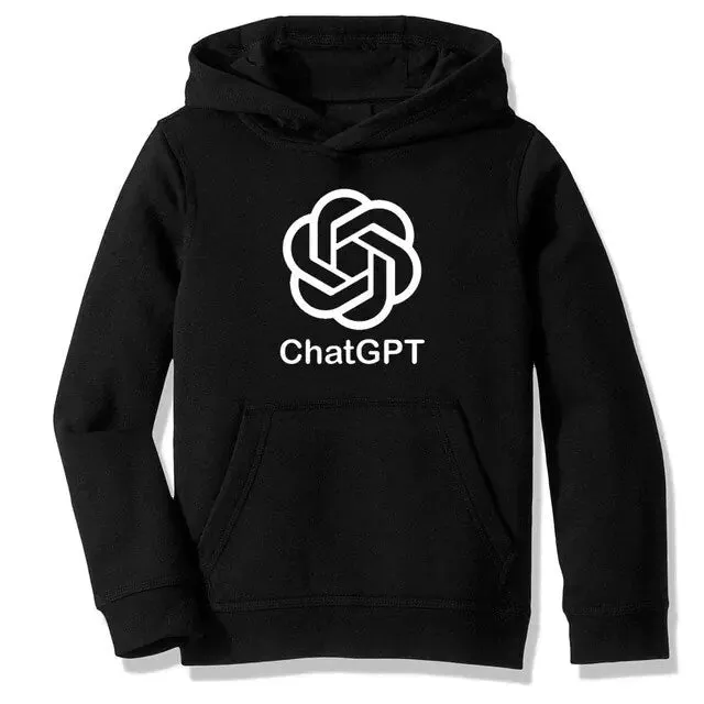 Hooded ChatGPT Fleece Sweatshirt