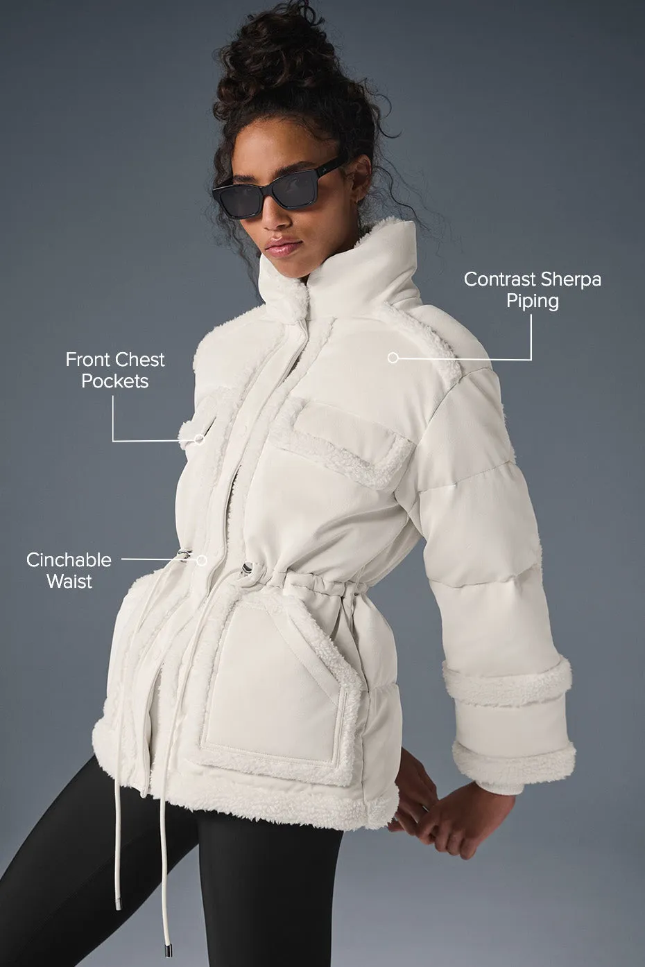 Ice Breaker Puffer Jacket - Ivory