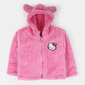 Infant Girls Knitted Jacket Character - Pink