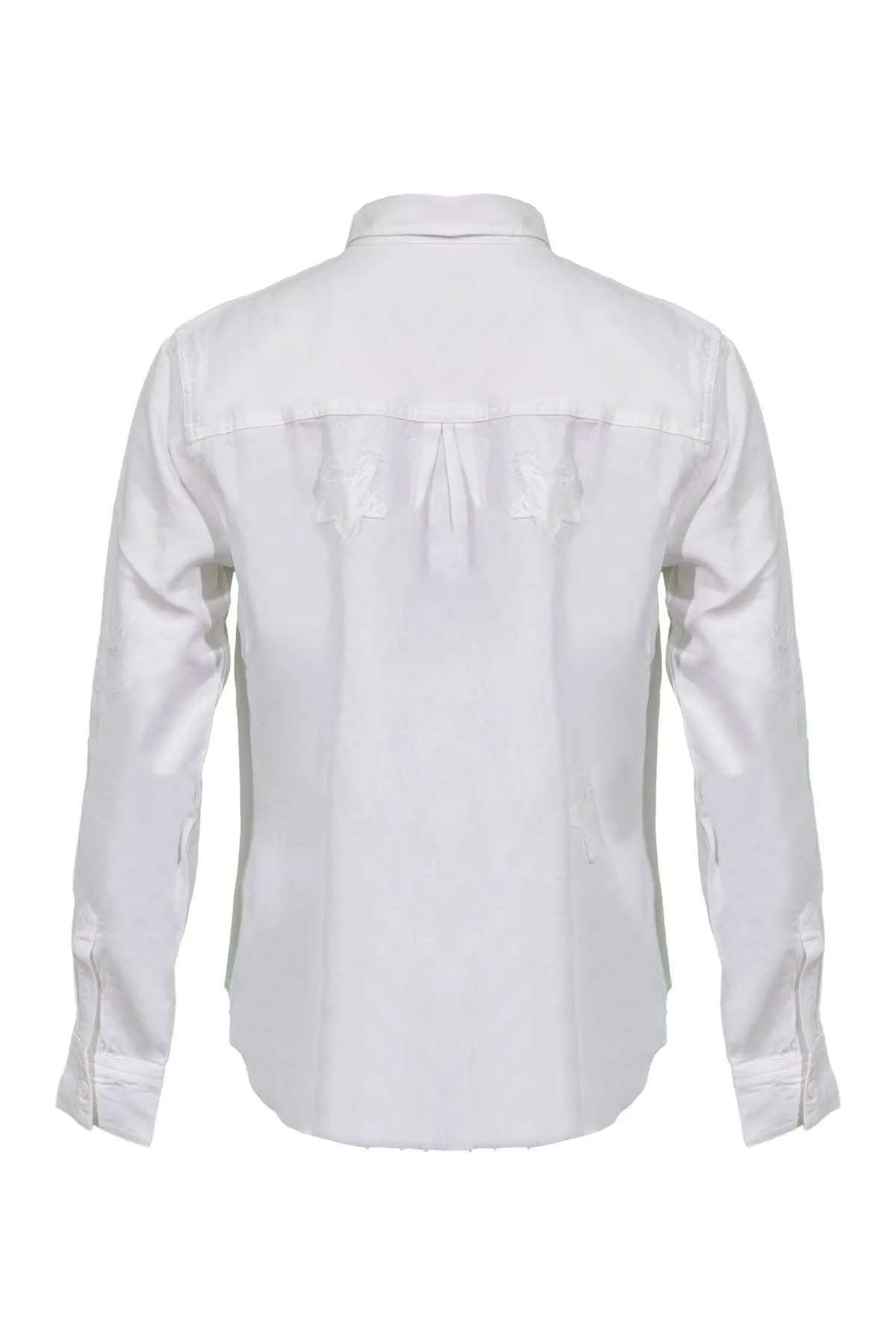 Ingrid Raw White Stars Shirt