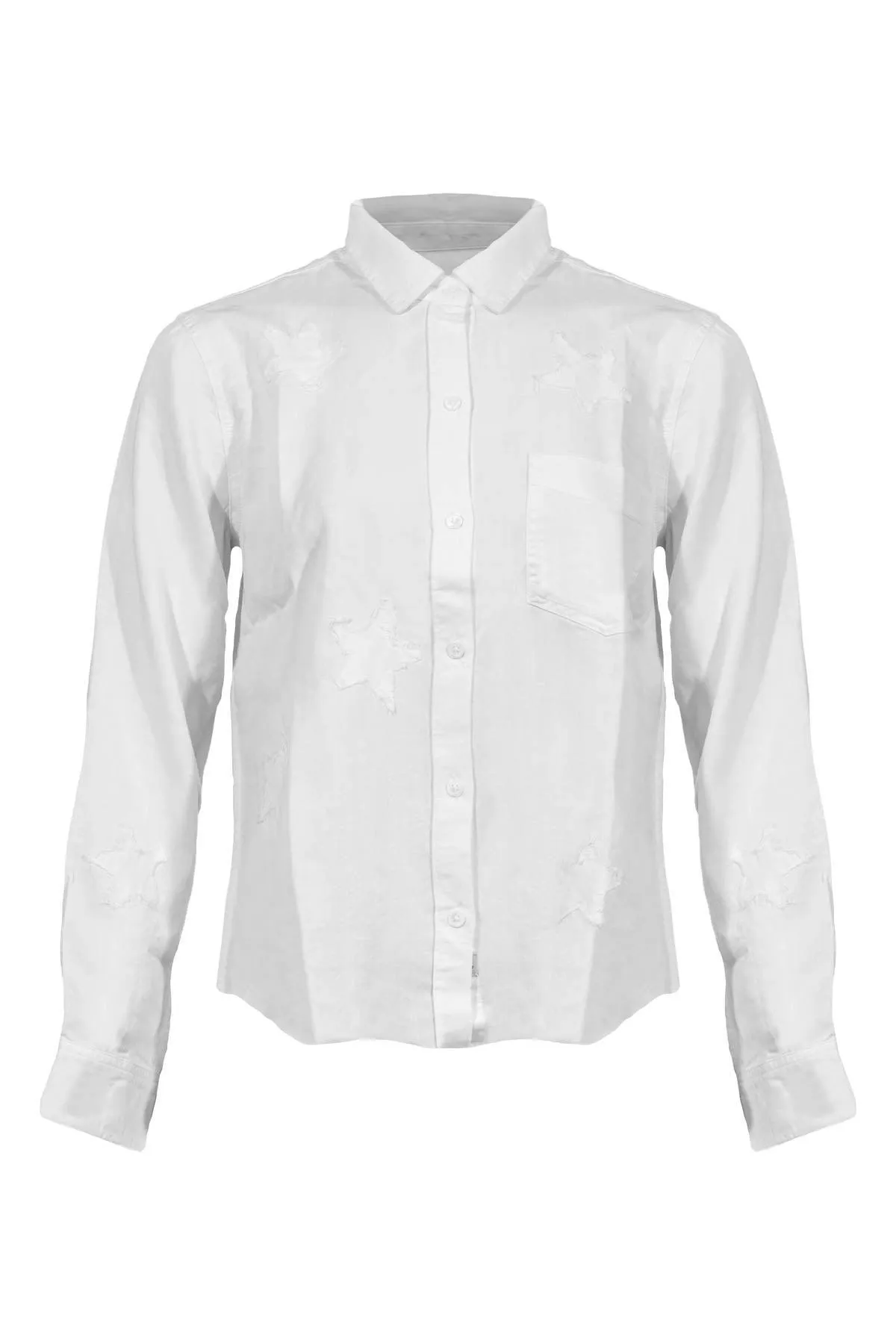 Ingrid Raw White Stars Shirt