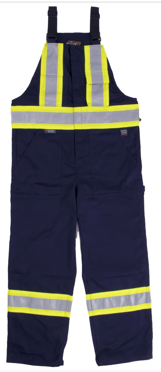 Insulated Poly Oxford Safety Bib-Overall  - S798 -1/CS