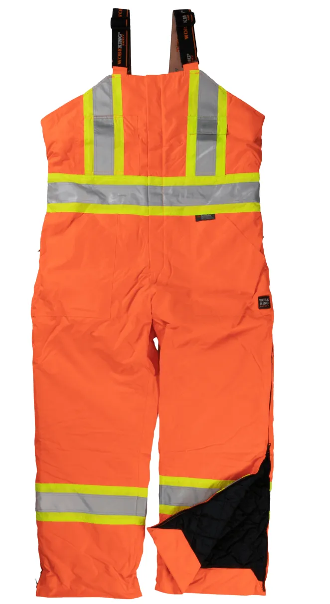 Insulated Poly Oxford Safety Bib-Overall  - S798 -1/CS