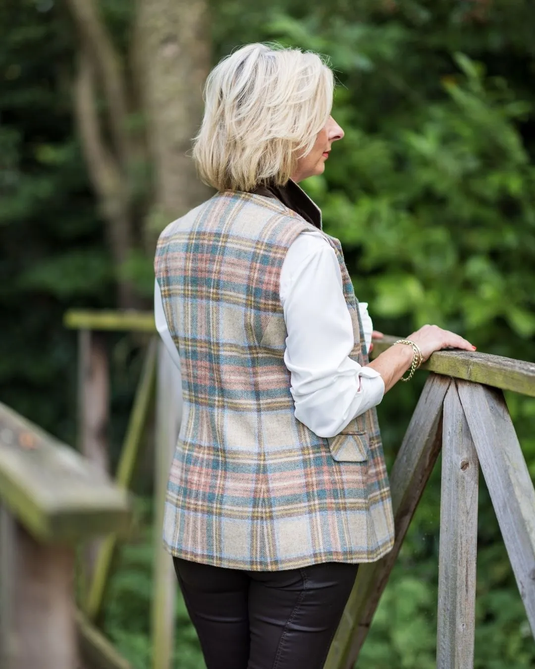 Isabelle Gilet Vintage Tweed