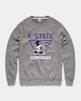 K-State Wildcats Victory Vintage Grey Crewneck