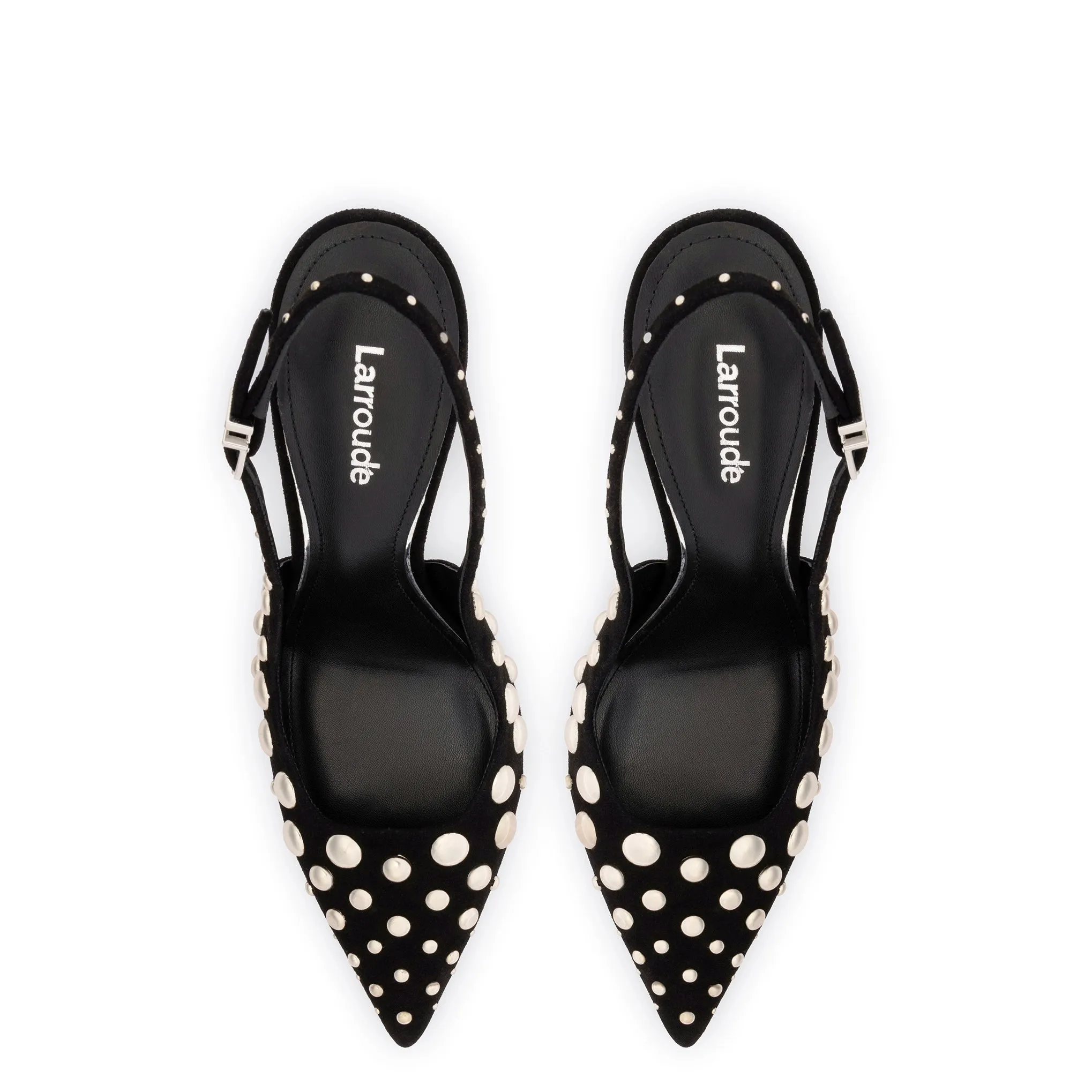 Kaitlan Studs Pump In Black Suede