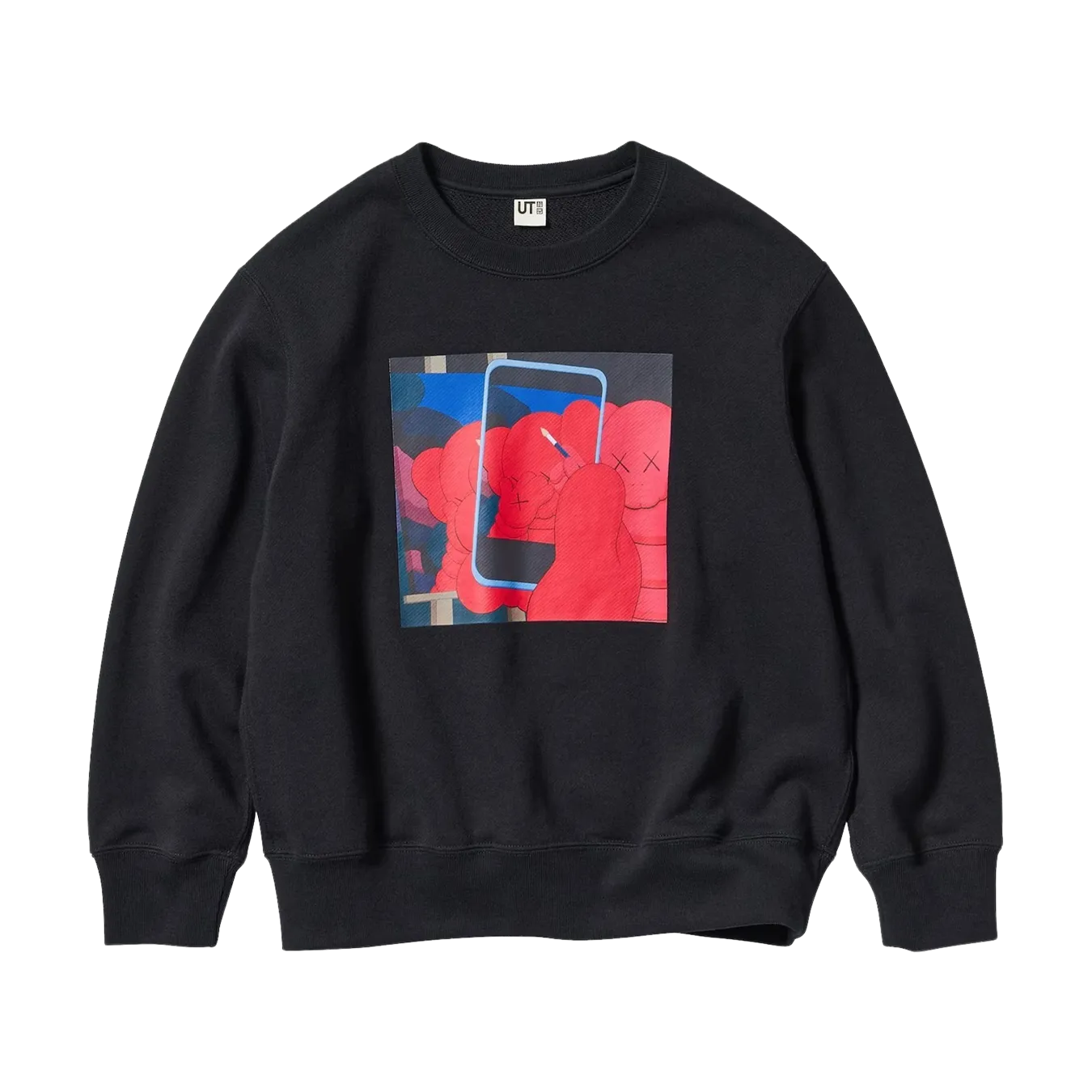 KAWS x Warhol x UNIQLO UT Graphic Sweatshirt Kids 'Black'