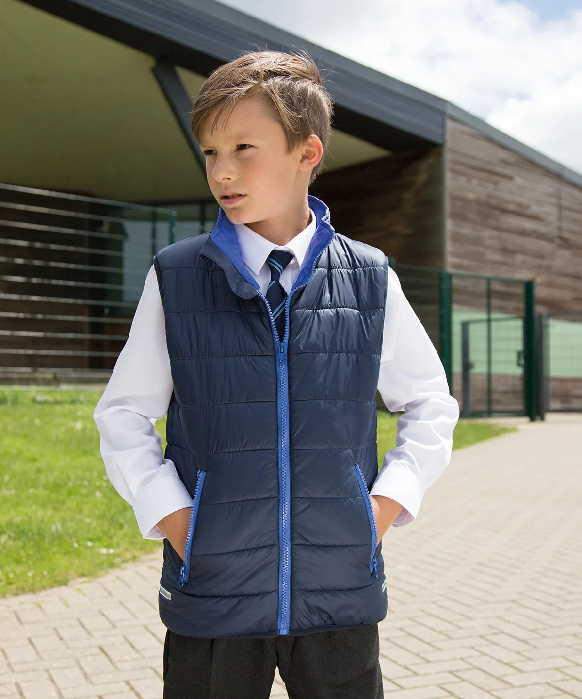 Kids' Result Core Thermal Gilet {R-R234J}