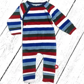 Kik-Kid Frottee Overall Romper Terry Stripe