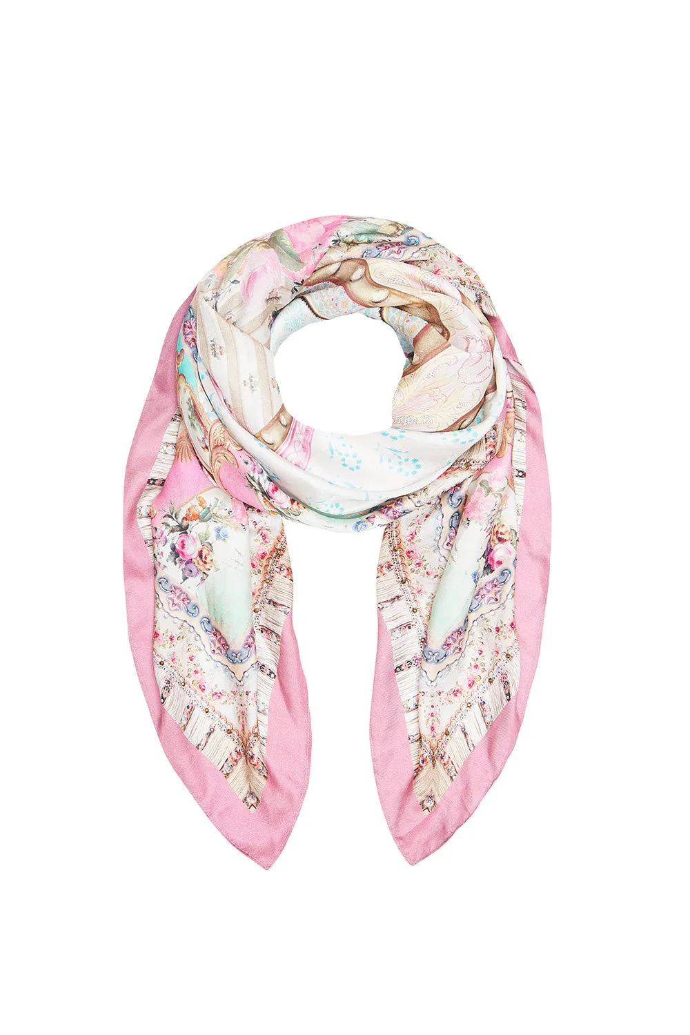 LARGE SQUARE SCARF CAROUSEL MADEMOISELLE