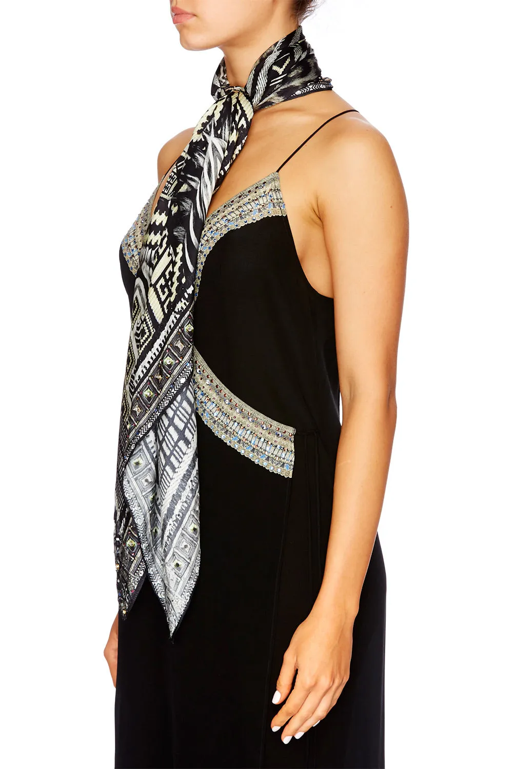 LARGE SQUARE SCARF TRIBAL THEORY