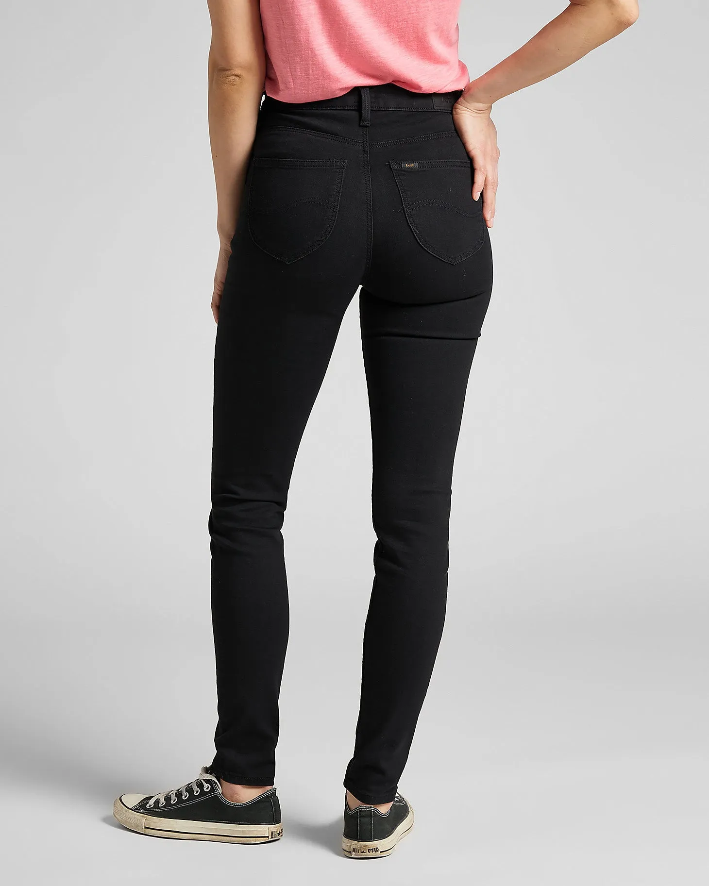 Lee Scarlett High Skinny Womens Jeans - Black Rinse