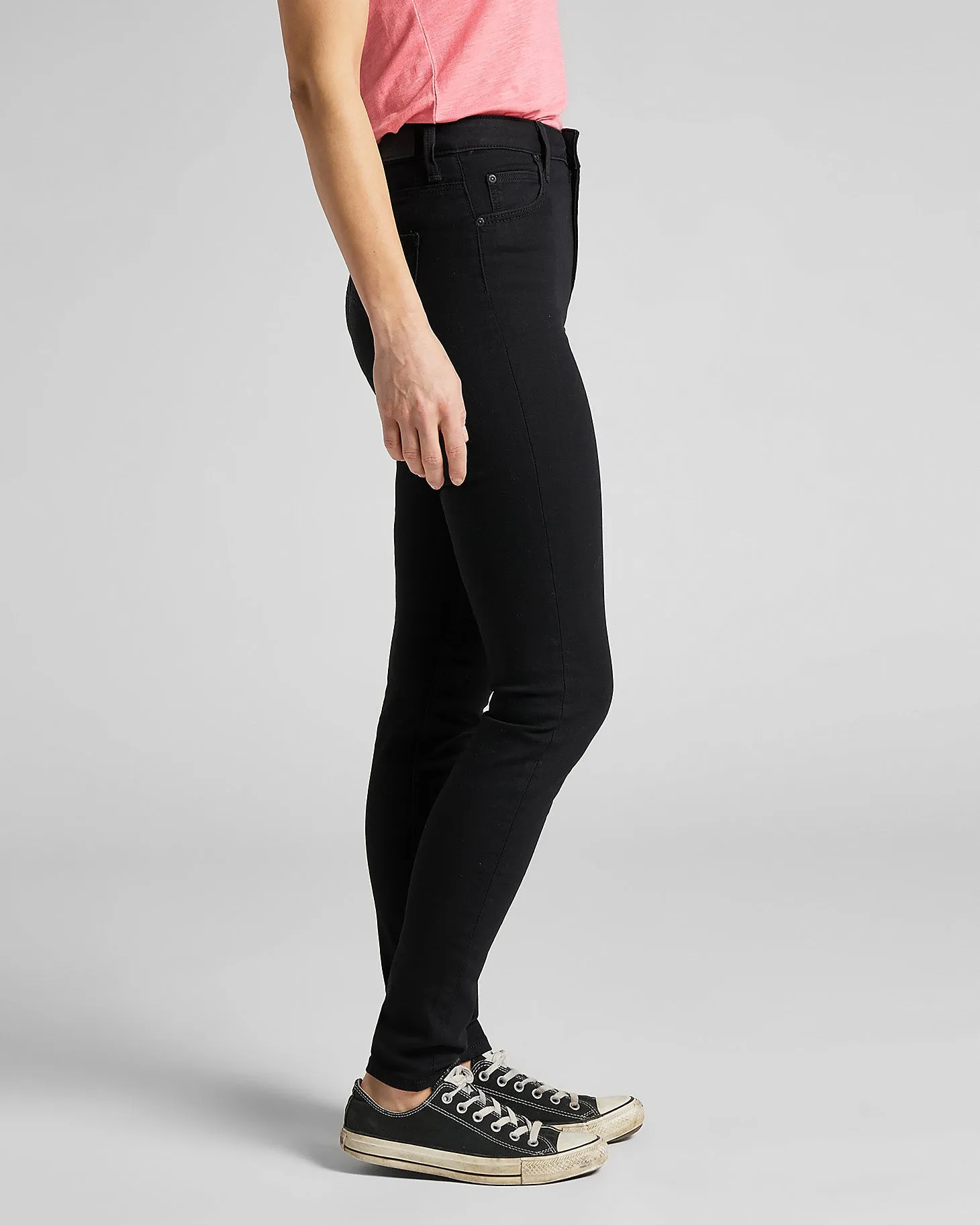 Lee Scarlett High Skinny Womens Jeans - Black Rinse