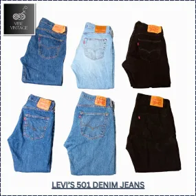 LEVI'S 501 DENIM JEANS BUNDLE 1 - 30 PCS