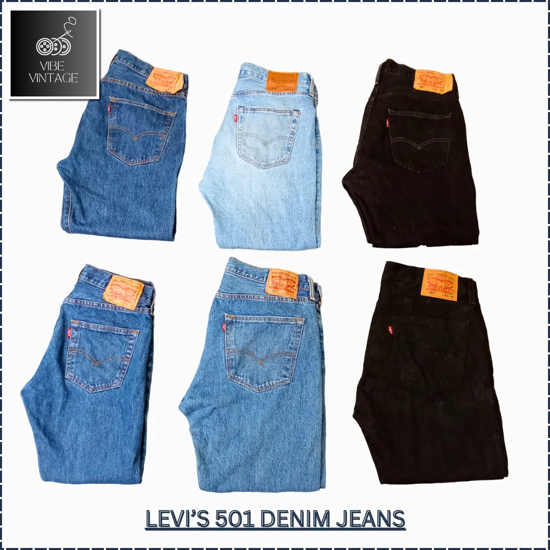 LEVI'S 501 DENIM JEANS BUNDLE 3 - 25 PCS