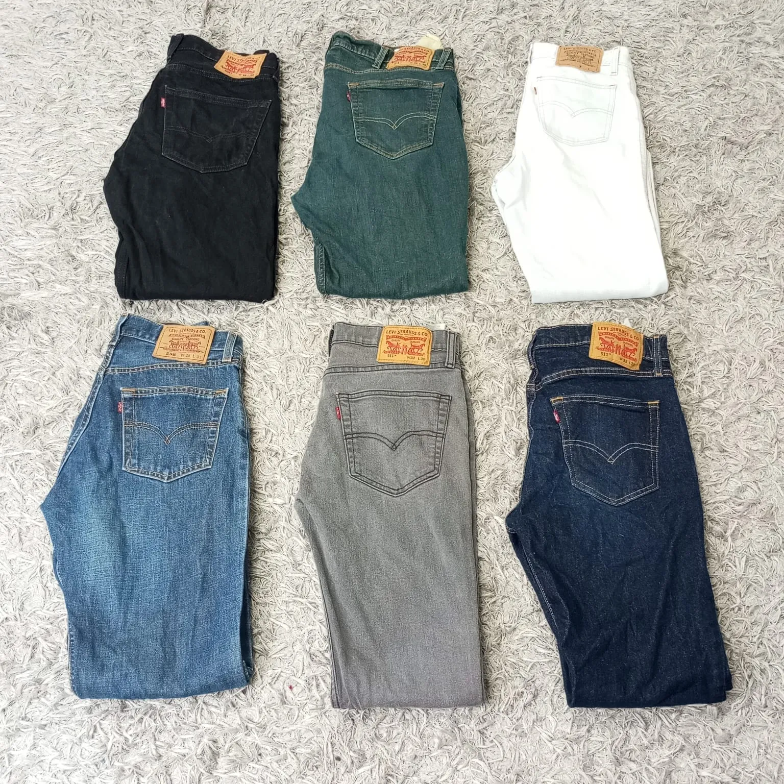 LEVI'S MIX CODED DENIM JEANS - 40 PCS (BUNDLE 2)