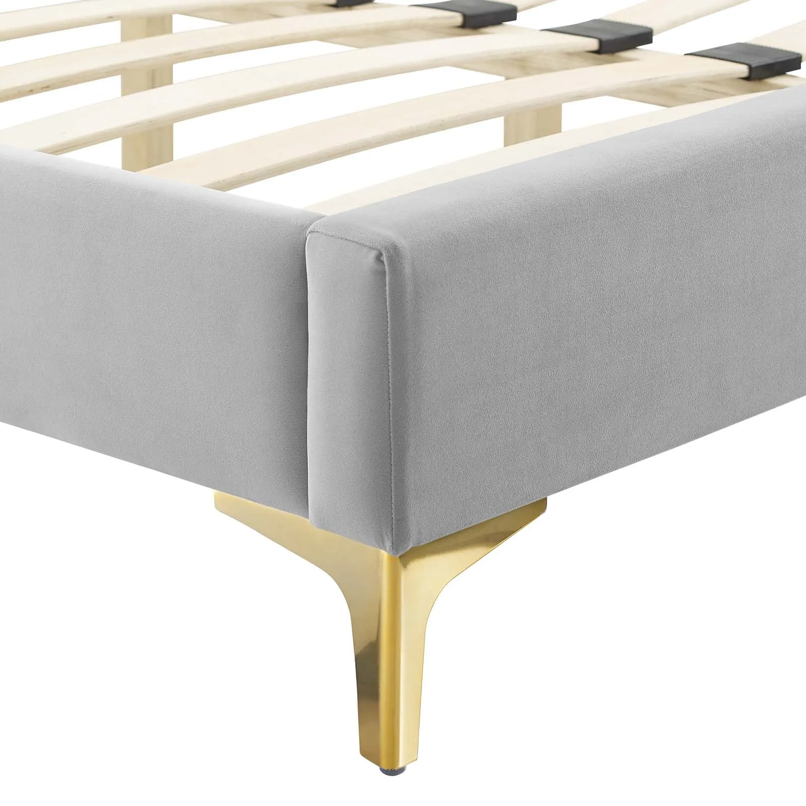 Lindsey Performance Velvet Platform Bed