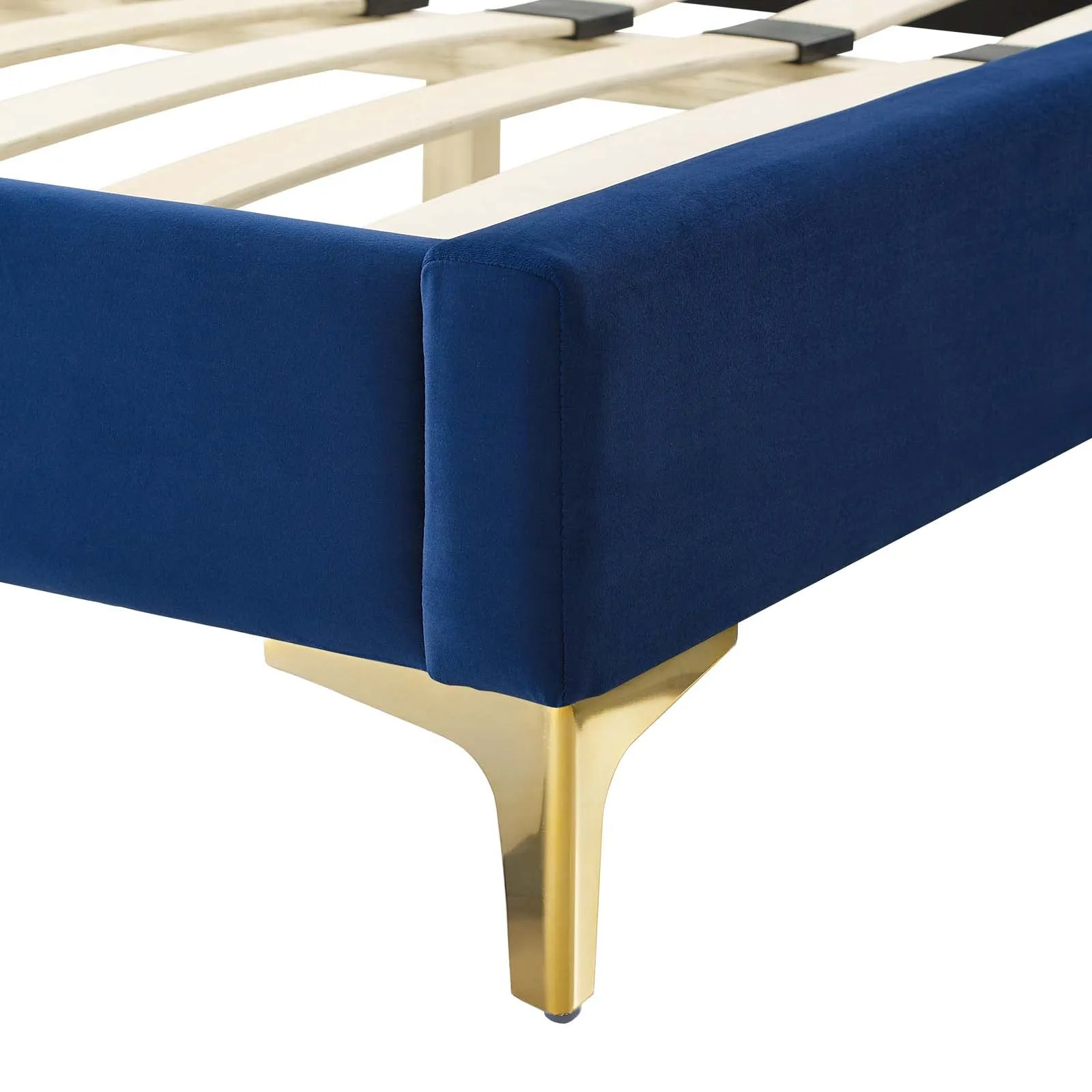 Lindsey Performance Velvet Platform Bed