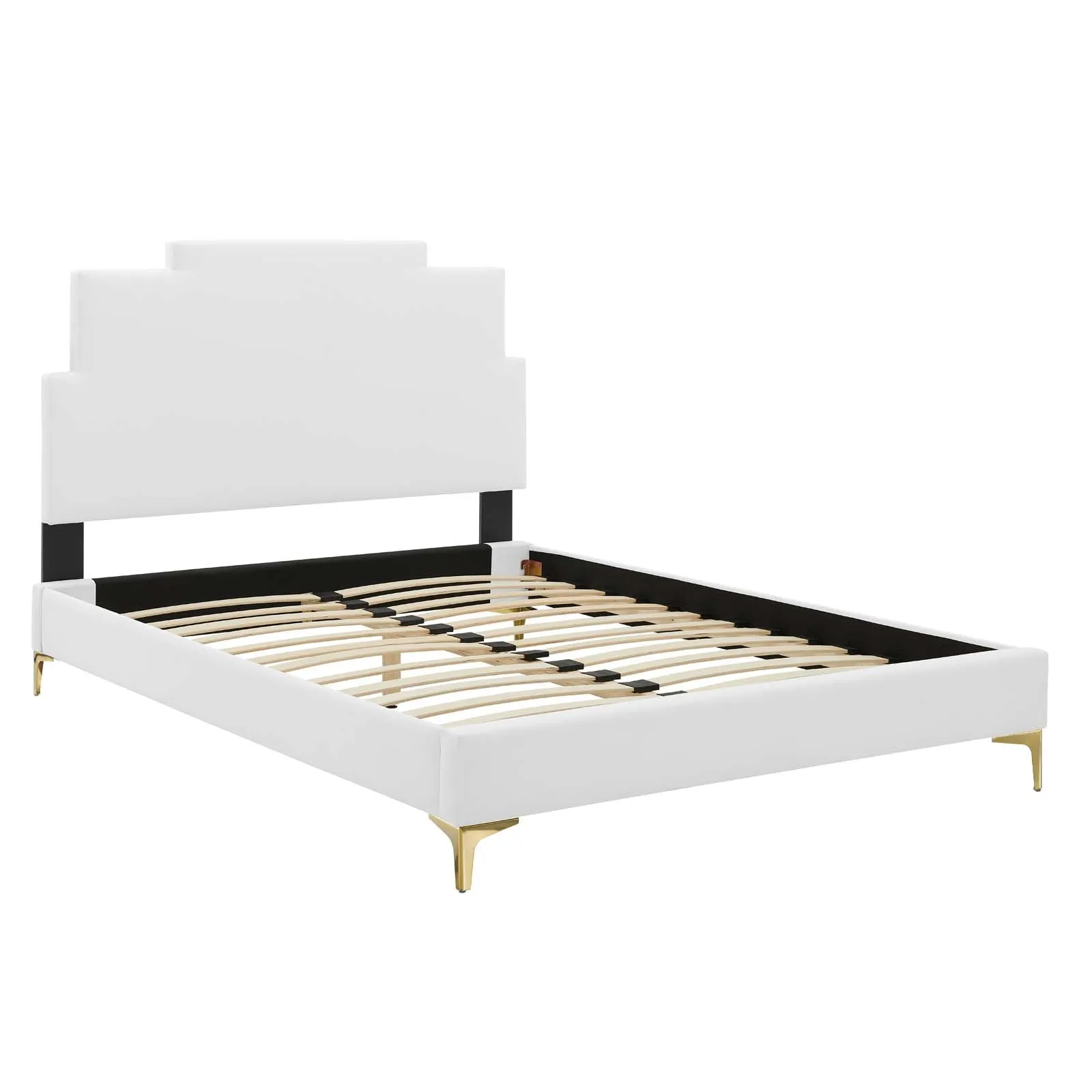 Lindsey Performance Velvet Platform Bed