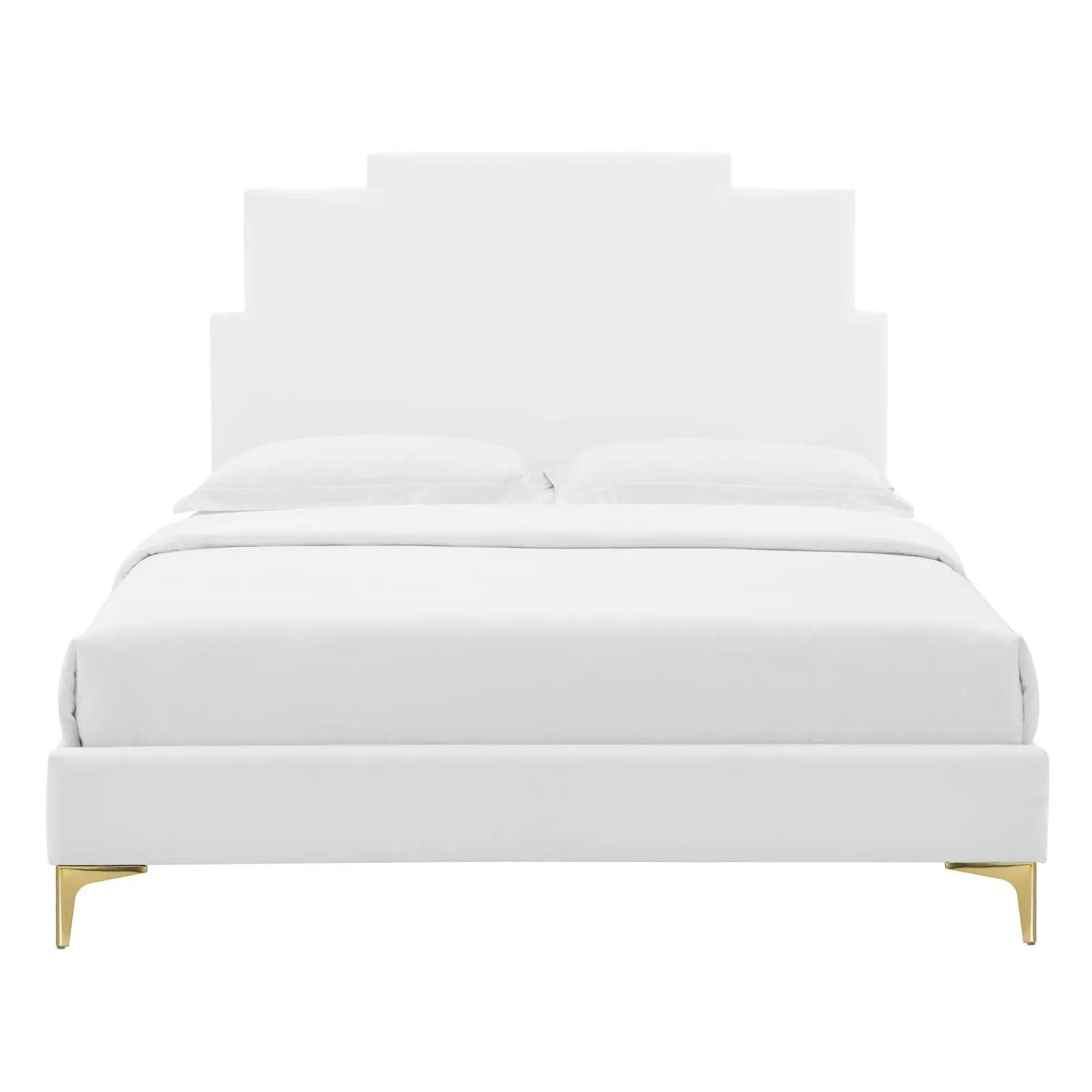 Lindsey Performance Velvet Platform Bed