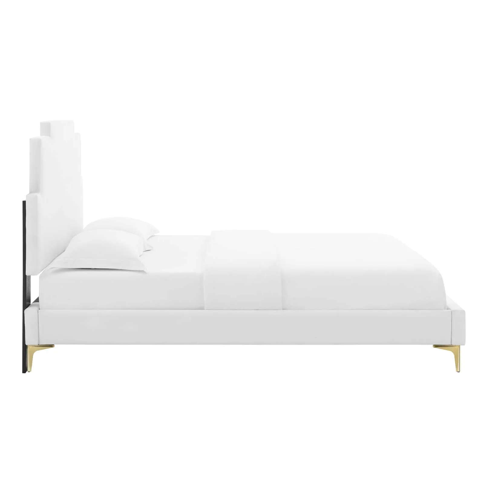 Lindsey Performance Velvet Platform Bed