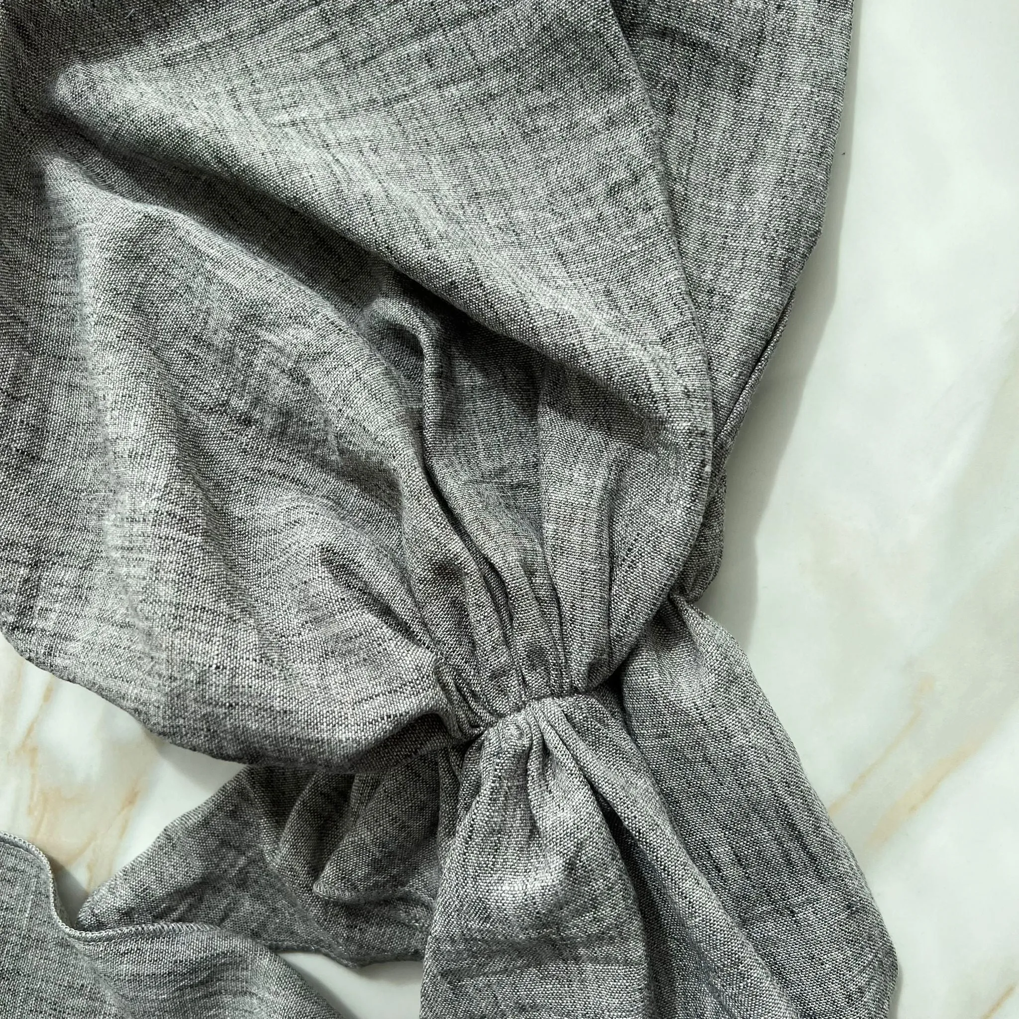 Linen Pre-tied Headscarf by Valeri