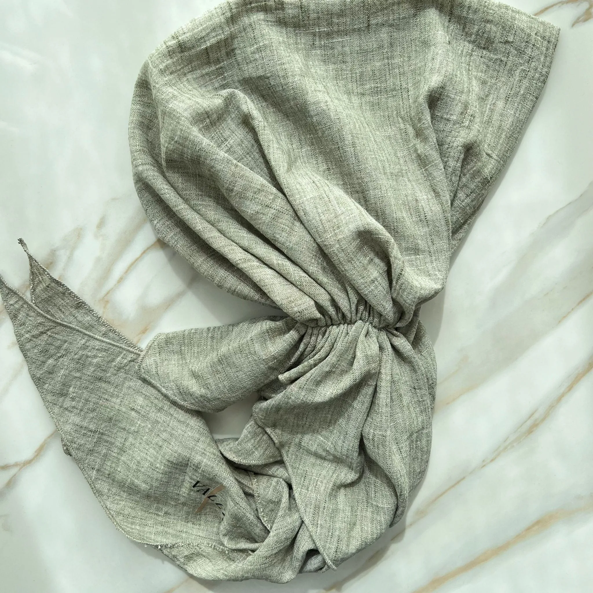 Linen Pre-tied Headscarf by Valeri