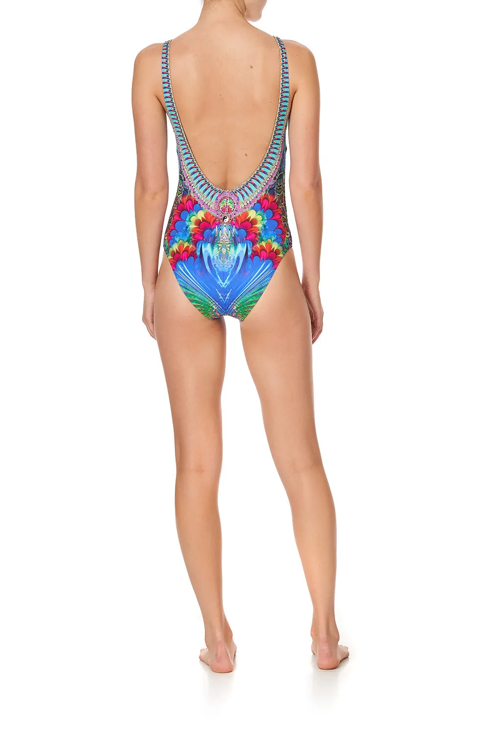 LOW BACK AND ARMHOLE ONE PIECE HYPED UP HIPPIE