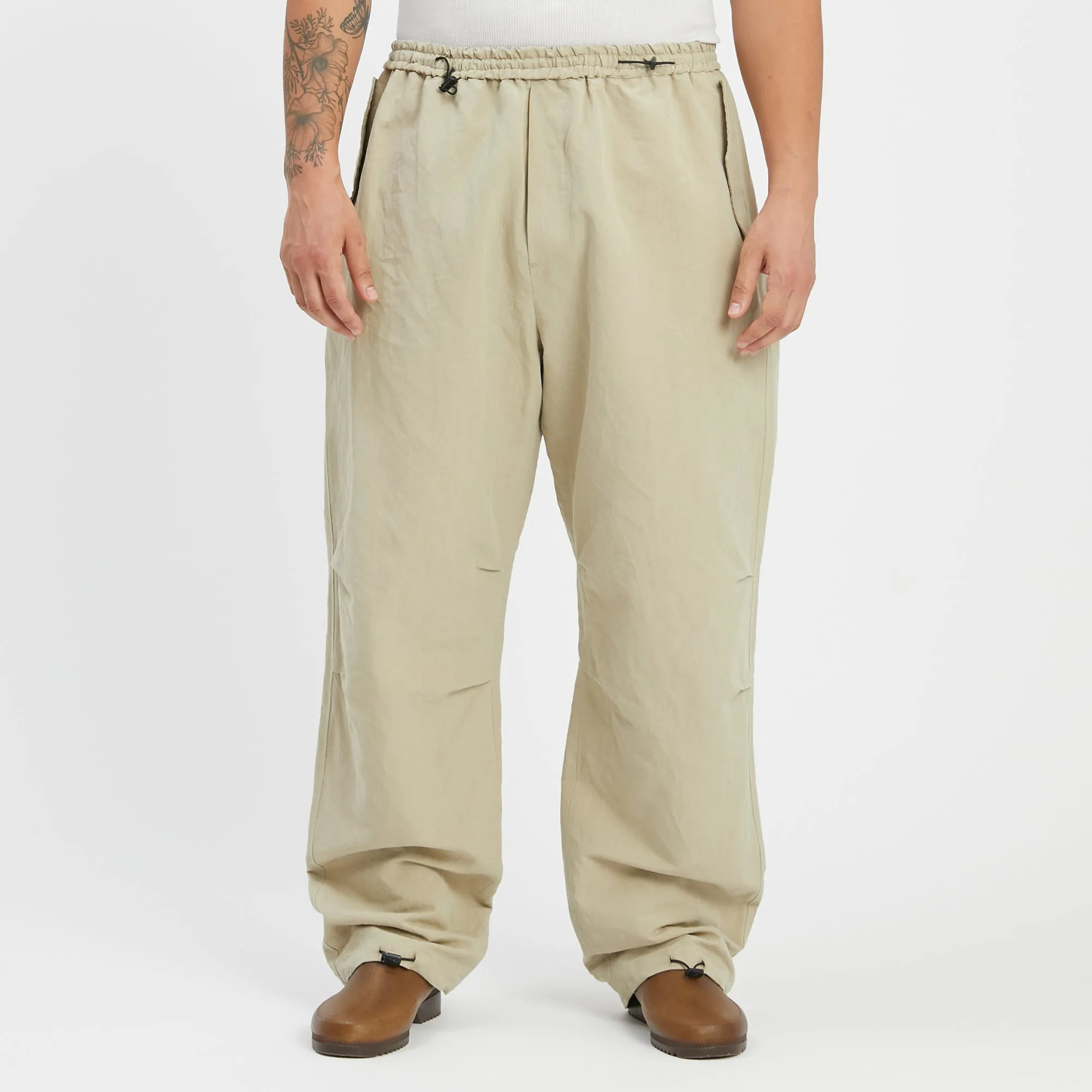 M100 Pant - Beige Linen / Cotton