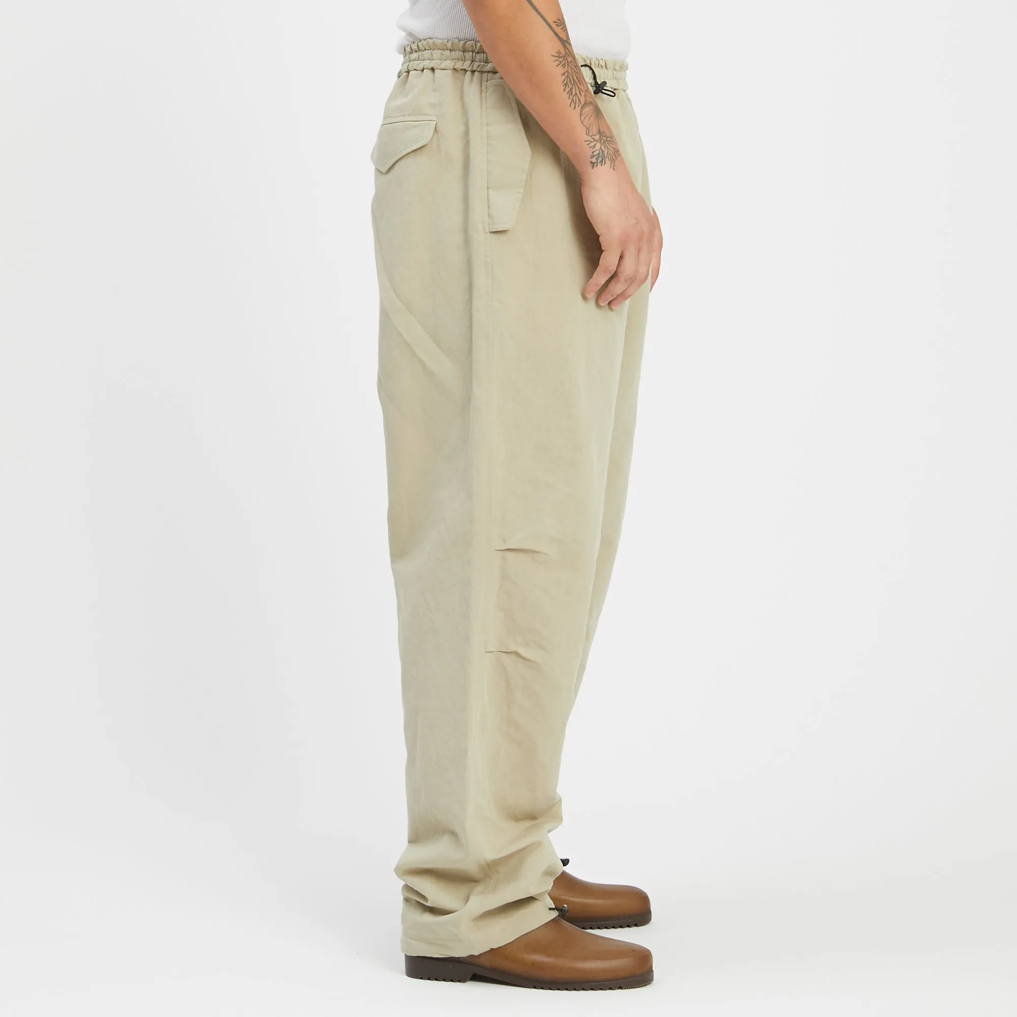 M100 Pant - Beige Linen / Cotton