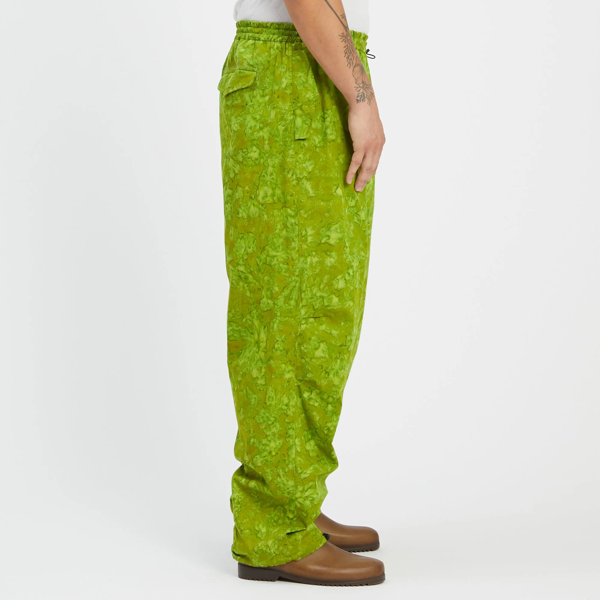 M100 Pant - Green Marble Cotton