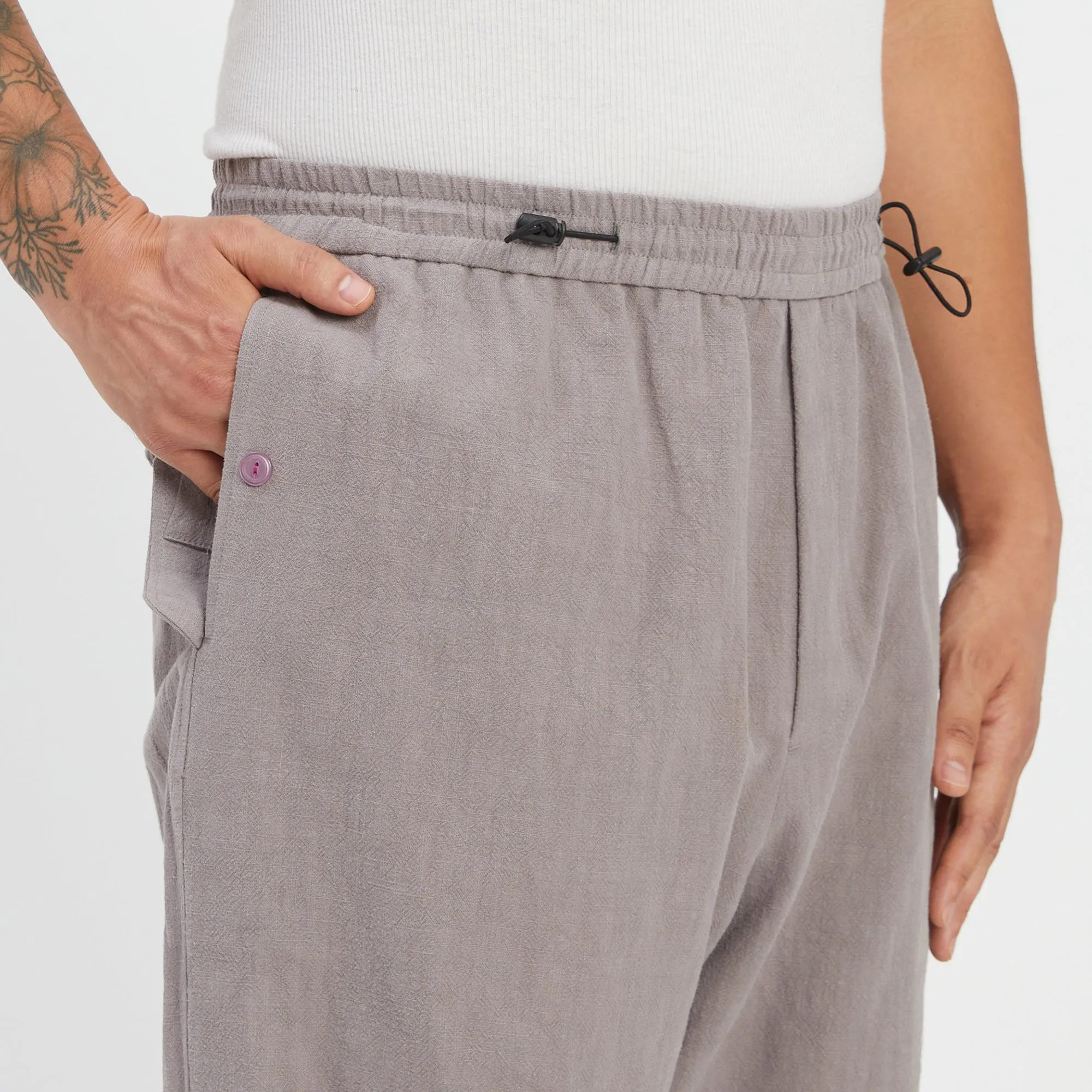 M100 Pant - Grey Ramie