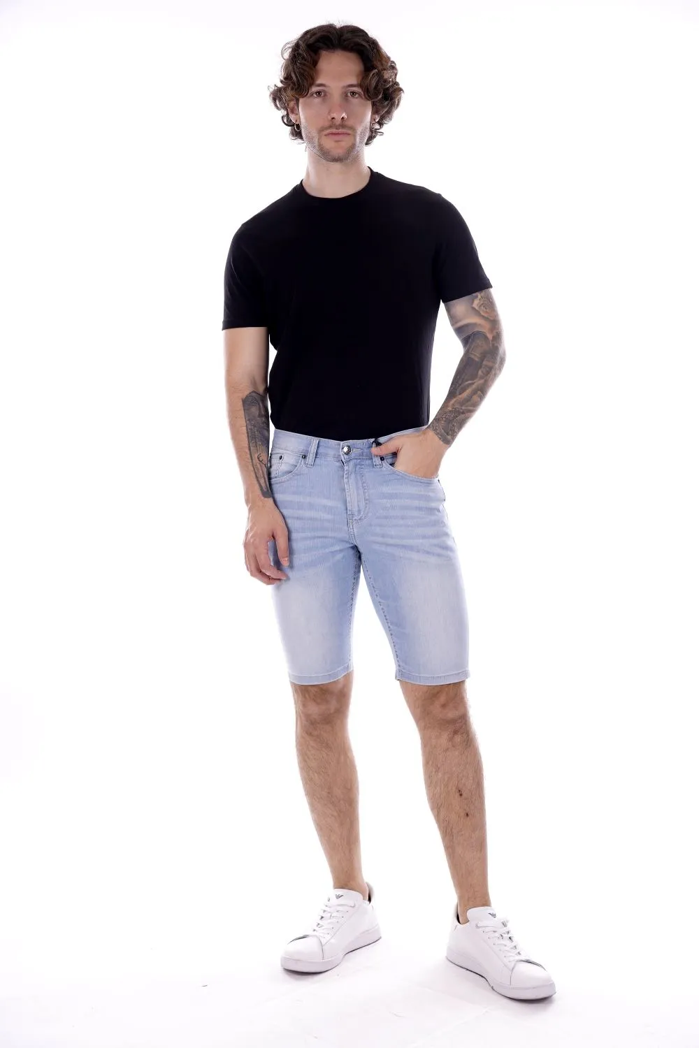 Mark Up Bermuda Jeans Da Uomo